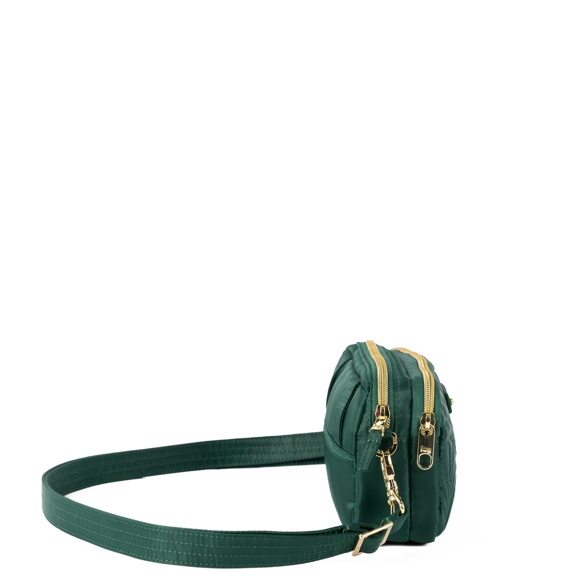 Wicked x Lug Coupe XL Plus Convertible Crossbody Bag - WICKEDLY GREEN - 25324_CoupeXLPluswCharmBar_WickedlyGreen_Angle_03