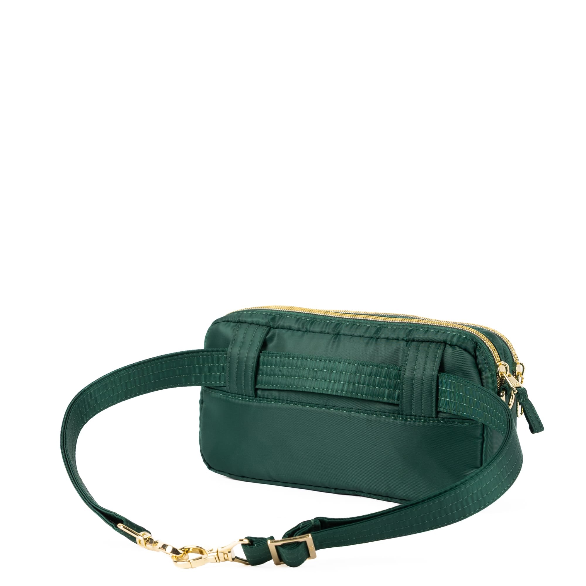 Wicked x Lug Coupe XL Plus Convertible Crossbody Bag - WICKEDLY GREEN - 25324_CoupeXLPluswCharmBar_WickedlyGreen_Angle_05