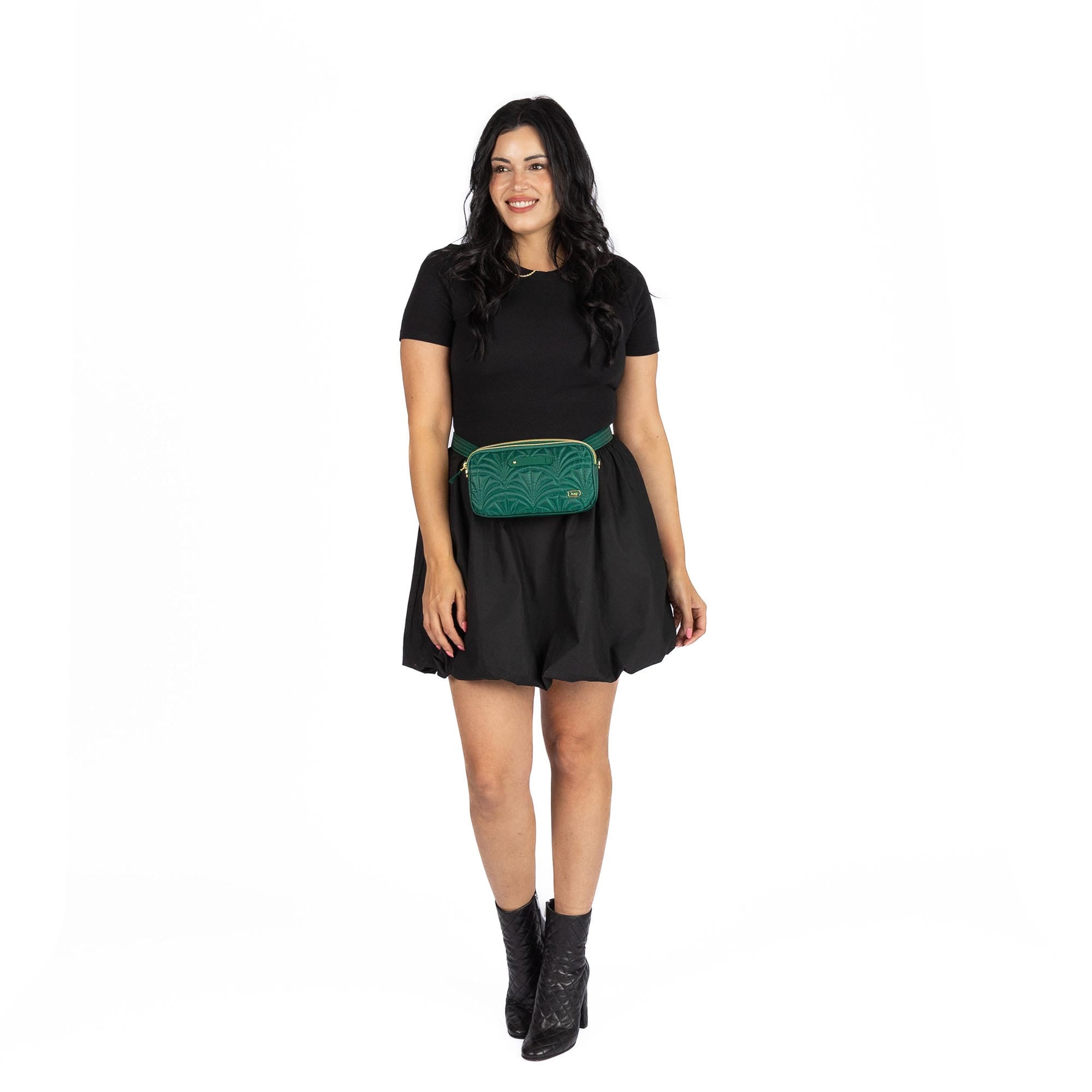 Wicked x Lug Coupe XL Plus Convertible Crossbody Bag - - 25324_CoupeXLPluswCharmBar_WickedlyGreen_Proportion_01