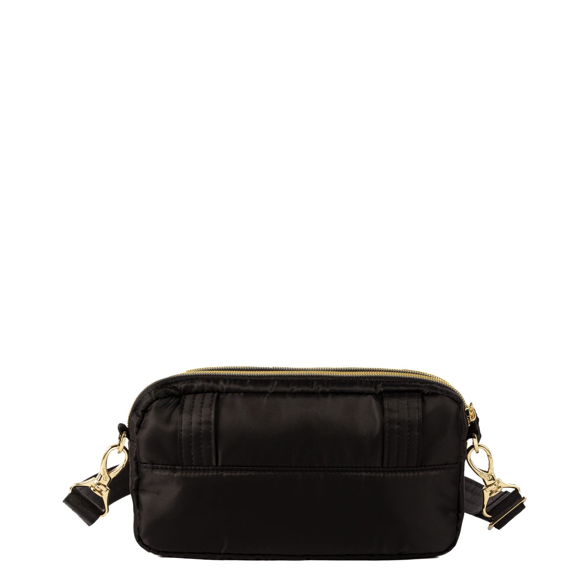 Wicked x Lug Coupe XL Plus Convertible Crossbody Bag - BLACK - 25326_CoupeXLPluswCharmBar_Black_Angle_04