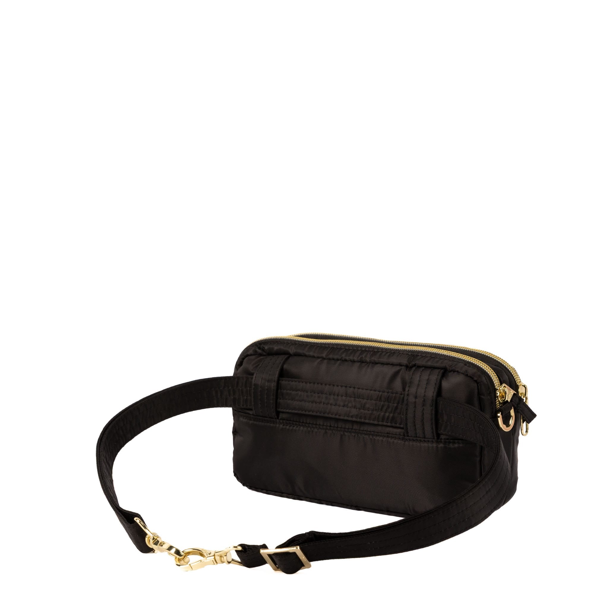 Wicked x Lug Coupe XL Plus Convertible Crossbody Bag - BLACK - 25326_CoupeXLPluswCharmBar_Black_Angle_05