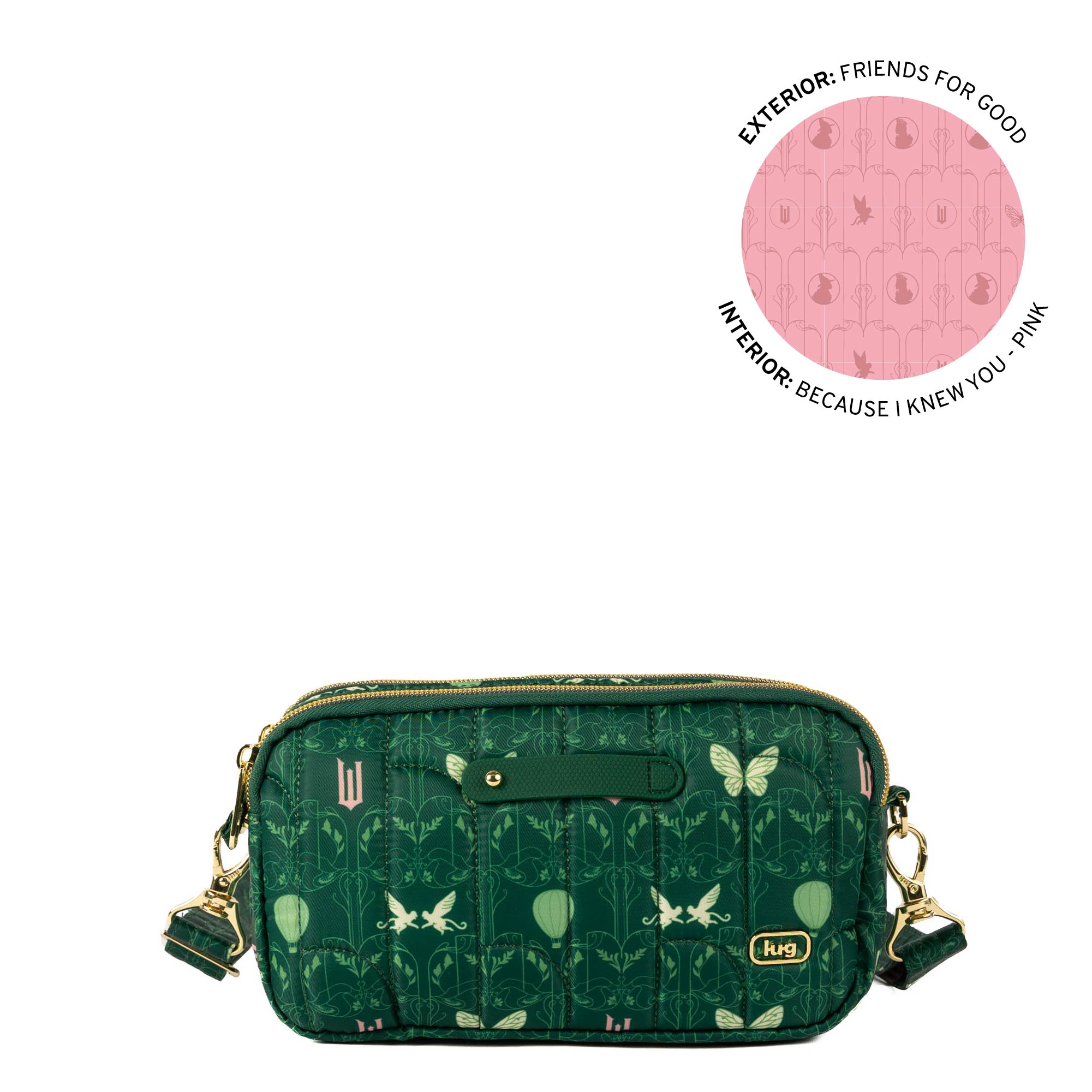 Wicked x Lug Coupe XL Plus Convertible Crossbody Bag - FRIENDS FOR GOOD - 25328_CoupeXLPluswCharmBar_FriendsForGood_Angle_01_ep0ynb