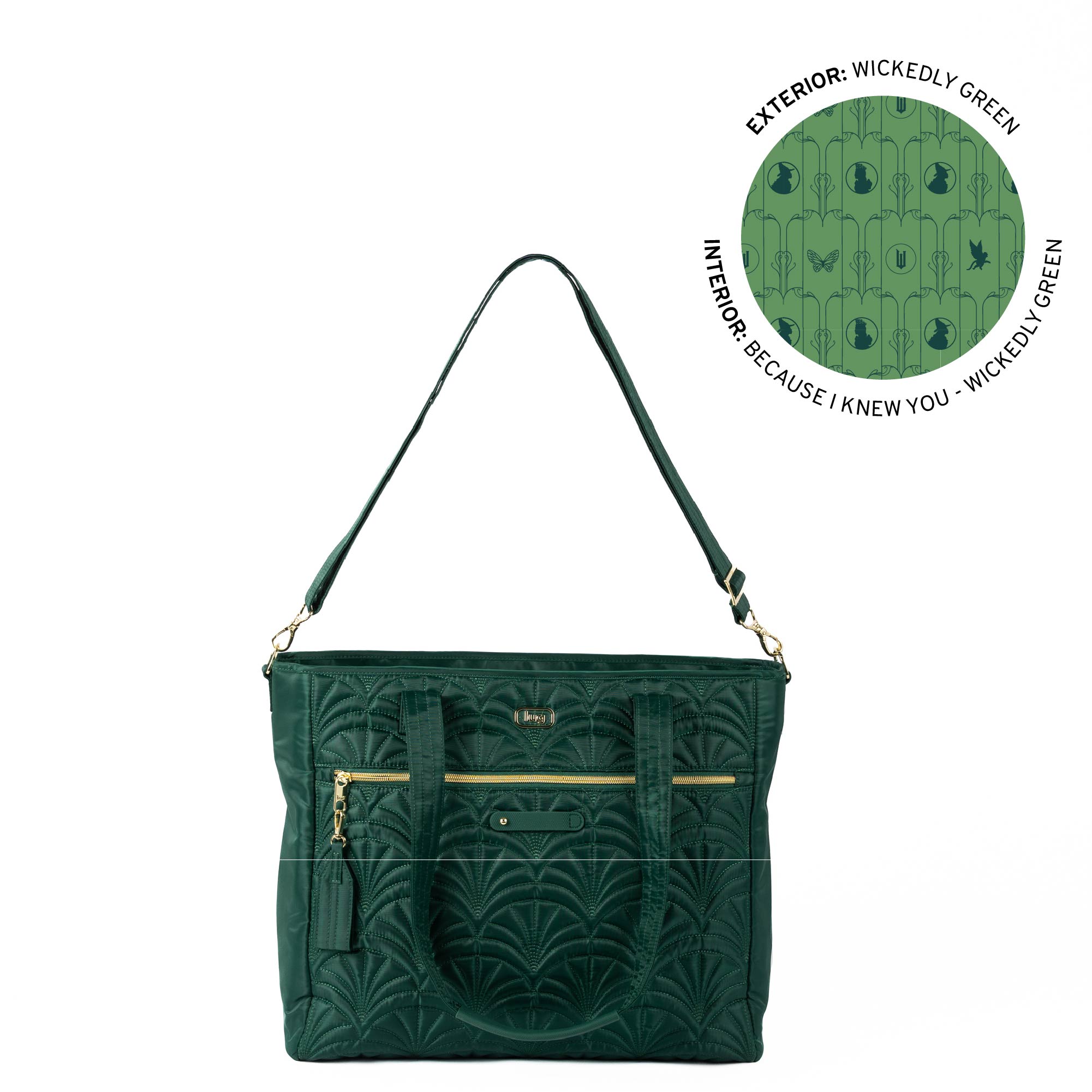 Wicked x Lug Paddle Carry-All Tote - WICKEDLY GREEN 2 - 25329_Wicked_Paddle_WickedlyGreen_Angle_01