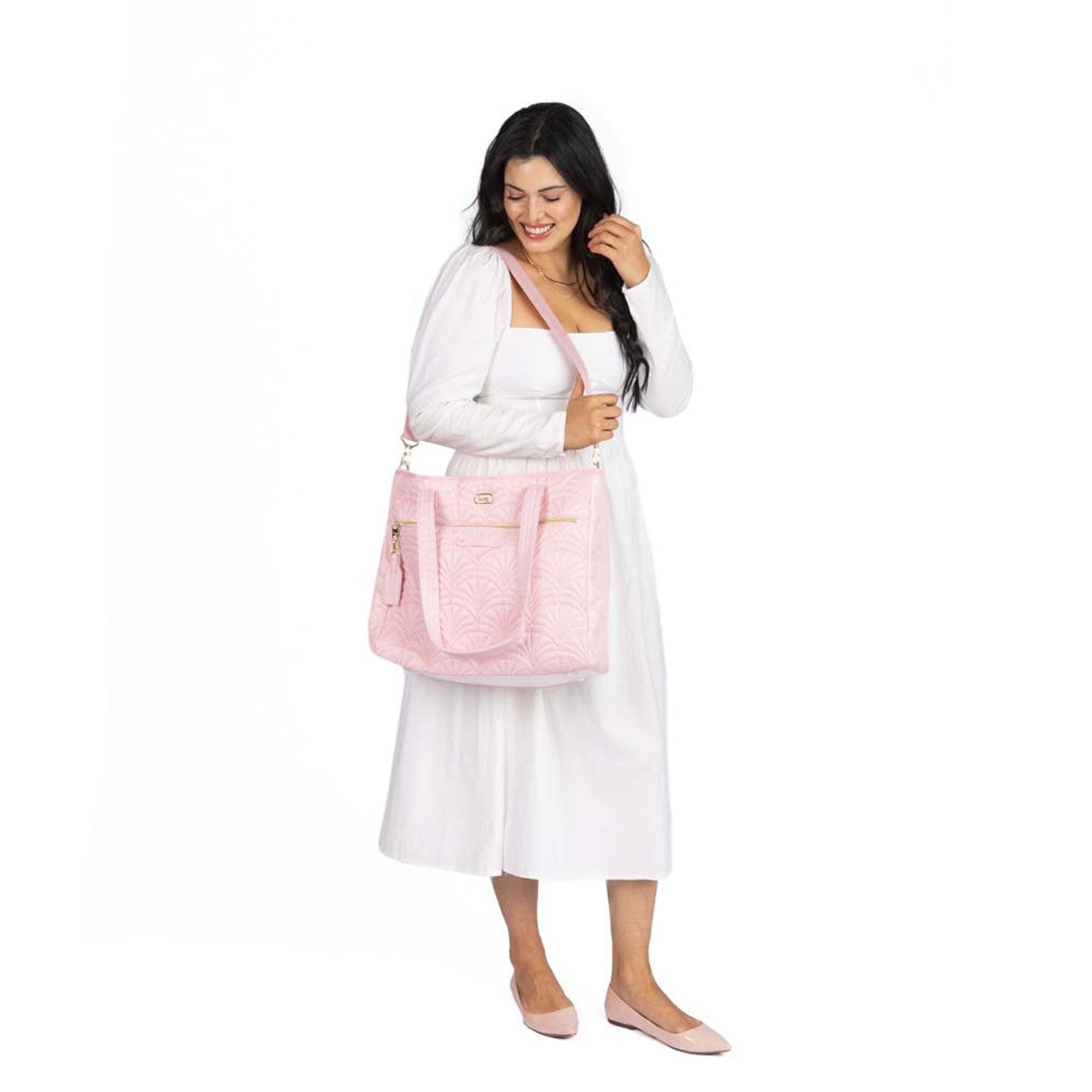 Wicked x Lug Paddle Carry-All Tote - - 25330_Wicked_Paddle_BubblePink_Proportion_01