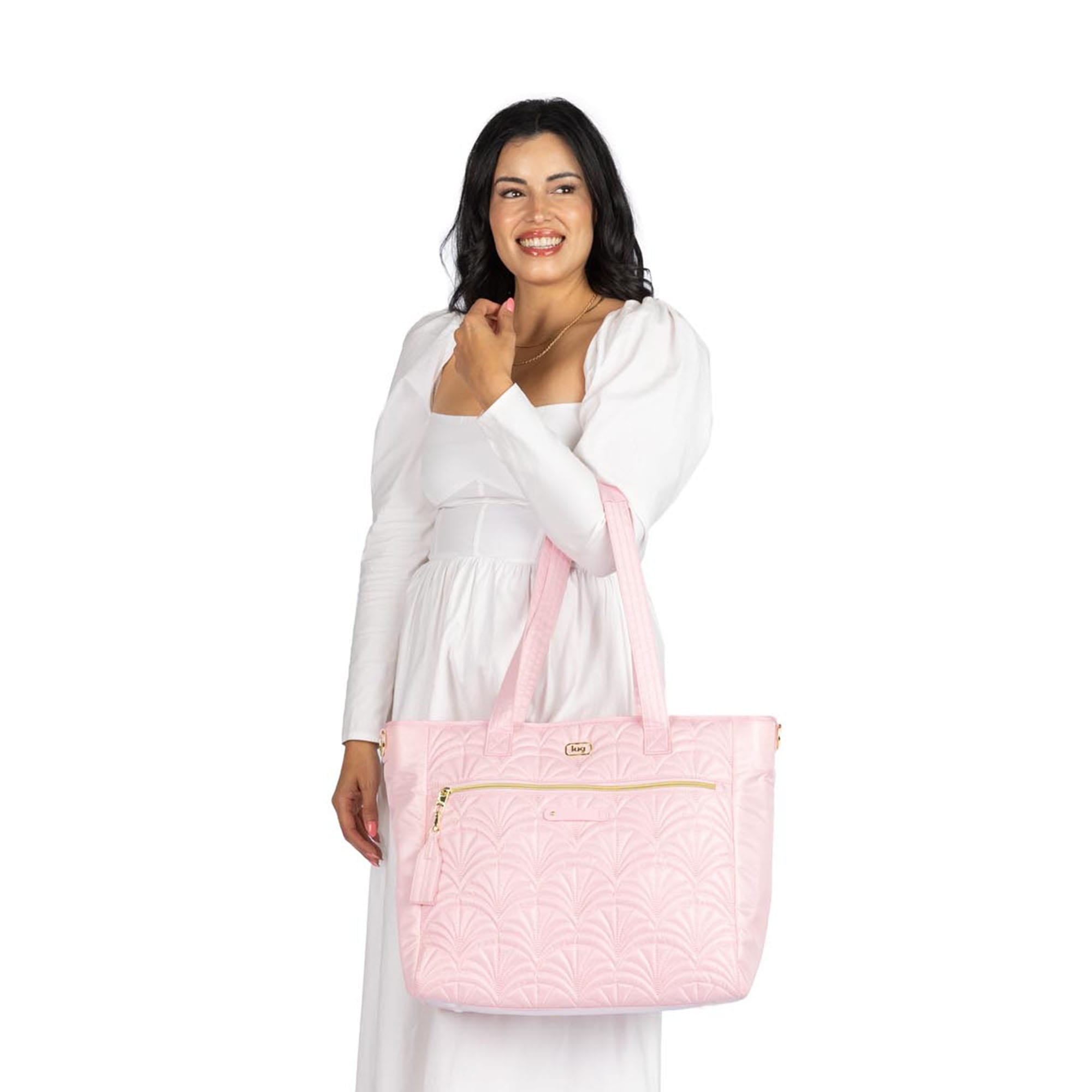Wicked x Lug Paddle Carry-All Tote - - 25330_Wicked_Paddle_BubblePink_Proportion_03