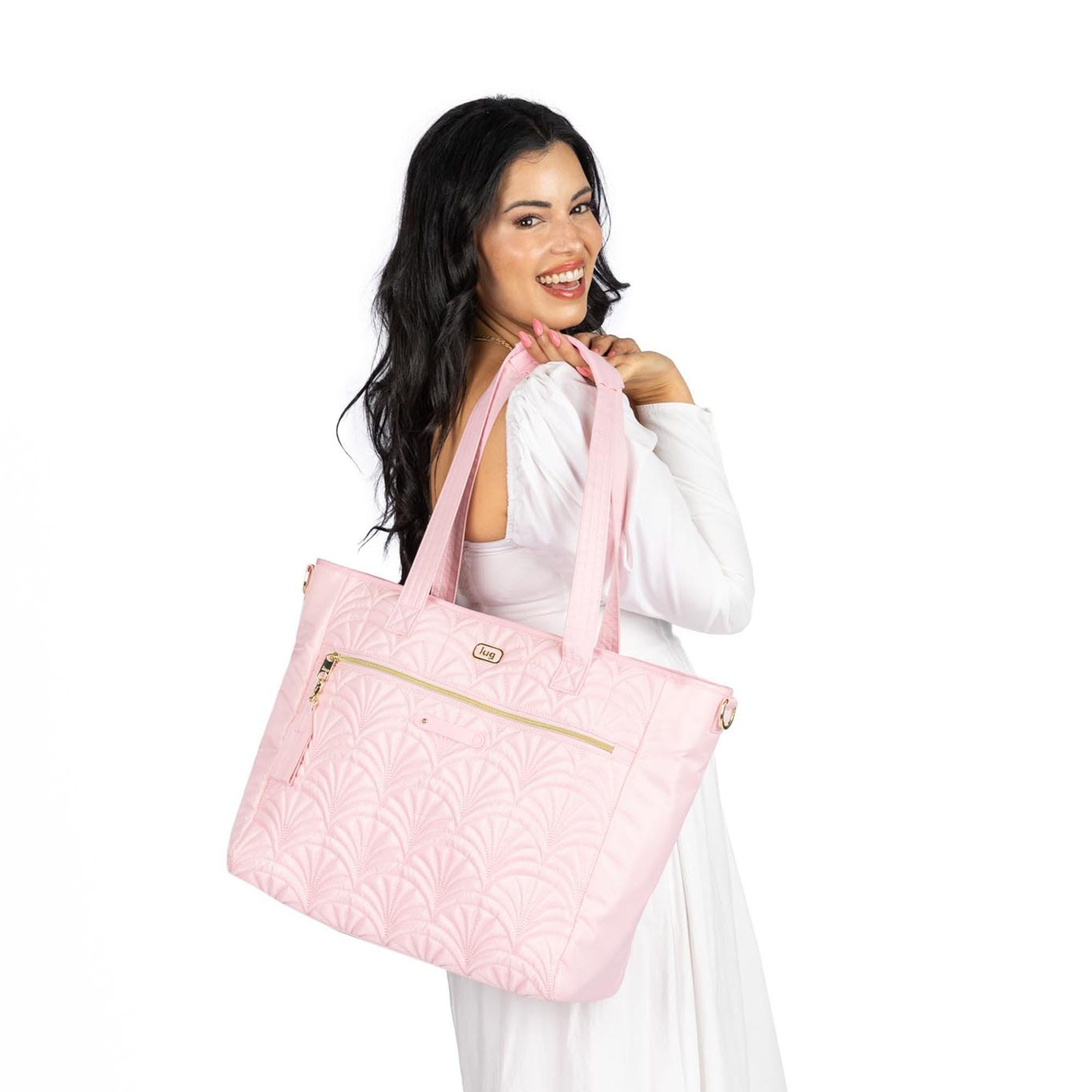 Wicked x Lug Paddle Carry-All Tote - - 25330_Wicked_Paddle_BubblePink_Proportion_04