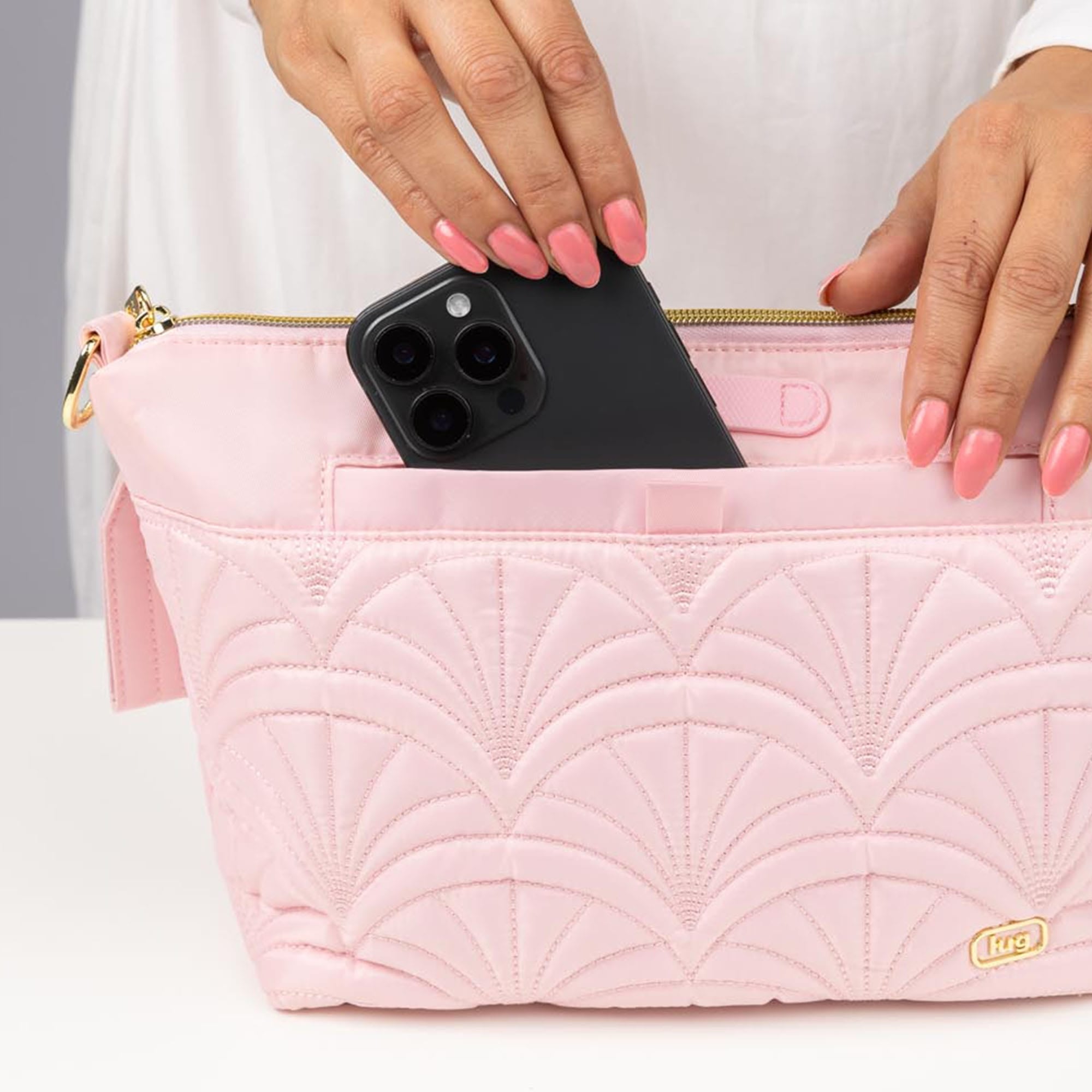 Wicked x Lug Flare 2 Crossbody Bag - - 25335_Wicked_Flare2_BubblePink_Lifestyle_03