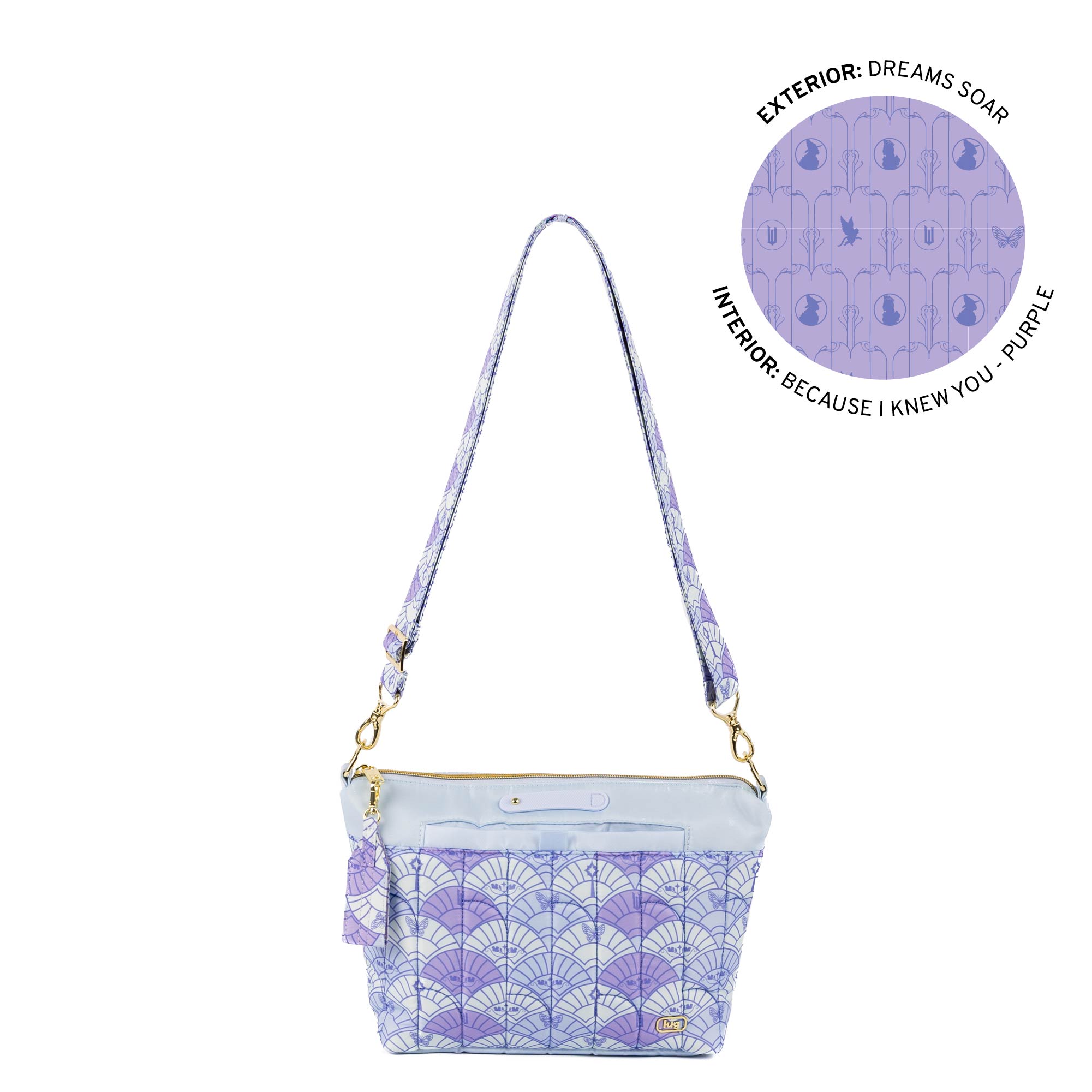 Wicked x Lug Flare 2 Crossbody Bag - DREAMS SOAR - 25337_Wicked_Flare2_DreamSoar_Angle_01