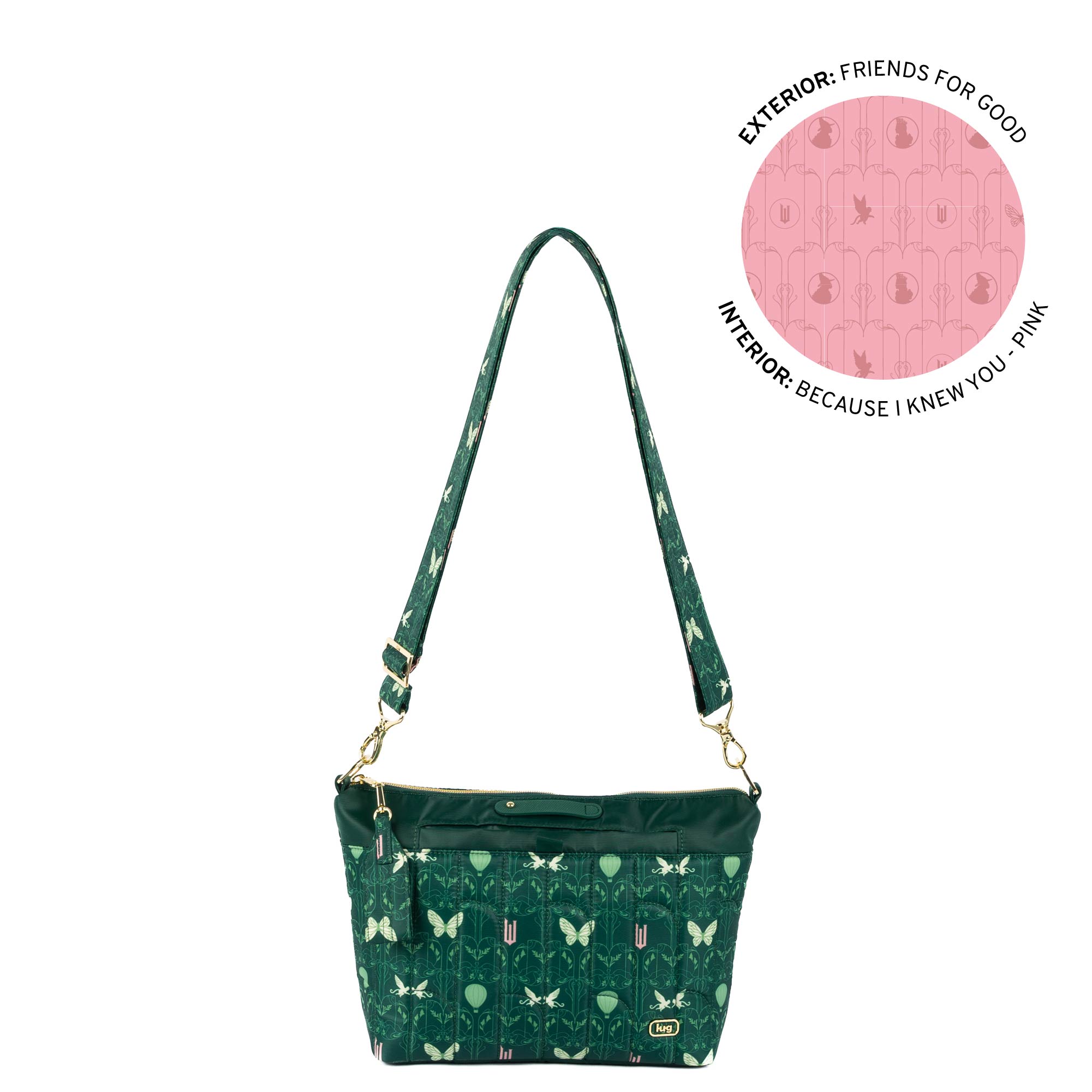 Wicked x Lug Flare 2 Crossbody Bag - FRIENDS FOR GOOD - 25338_Wicked_Flare2_FriendsForGood_Angle_01
