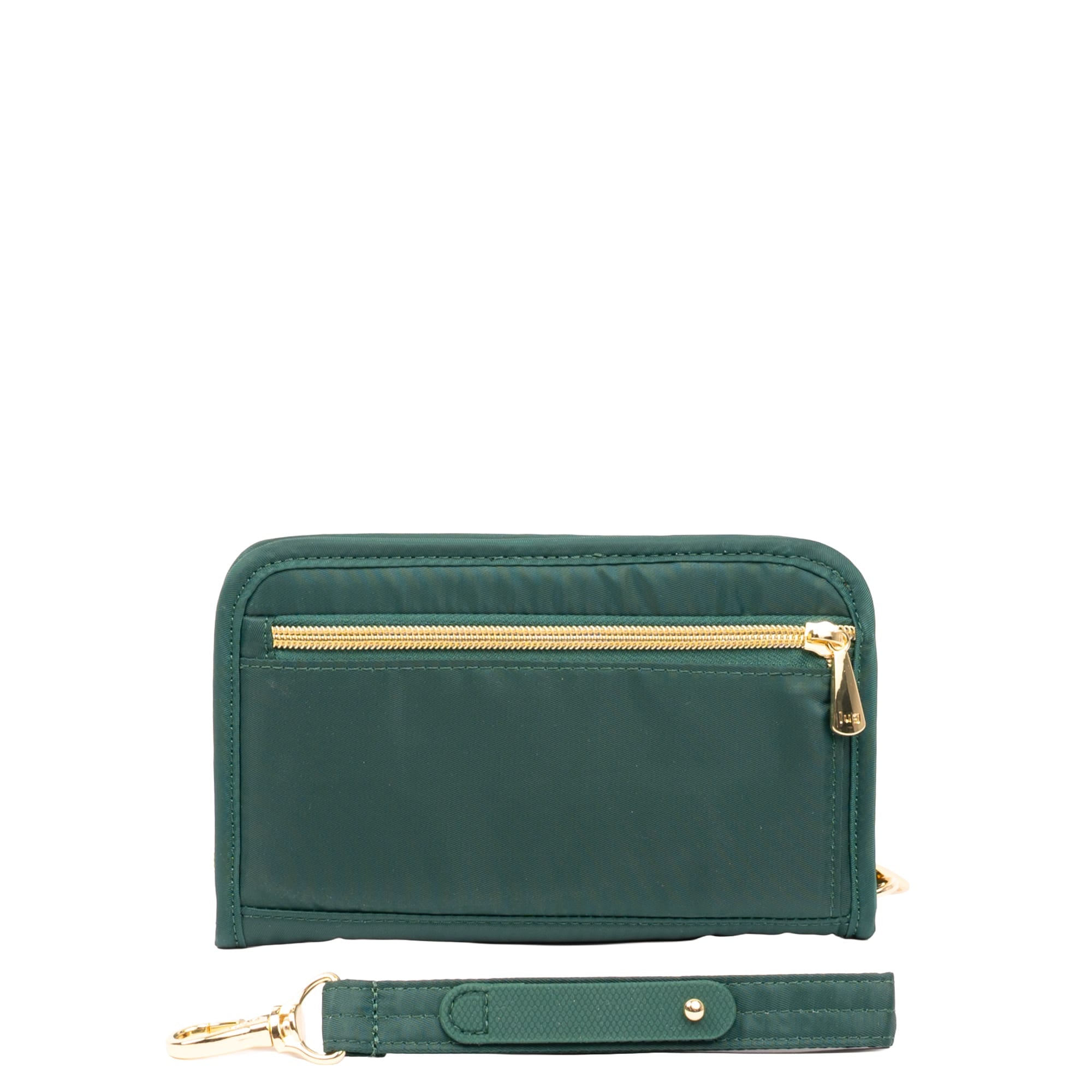 Wicked x Lug Tandem Zip RFID Wallet - WICKEDLY GREEN - 25340_Wicked_TandemZip_WickedlyGreen_Angle_02