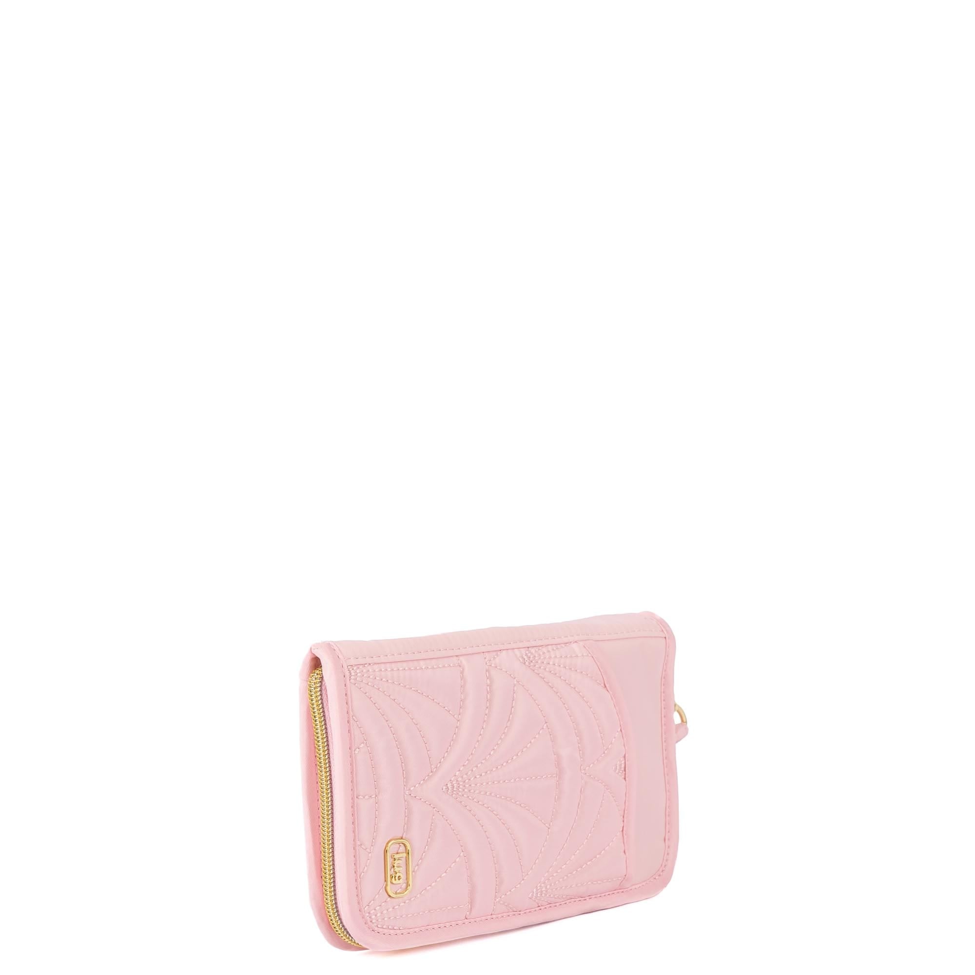 Wicked x Lug Tandem Zip RFID Wallet - BUBBLE PINK - 25341_Wicked_TandemZip_BubblePink_Angle_04