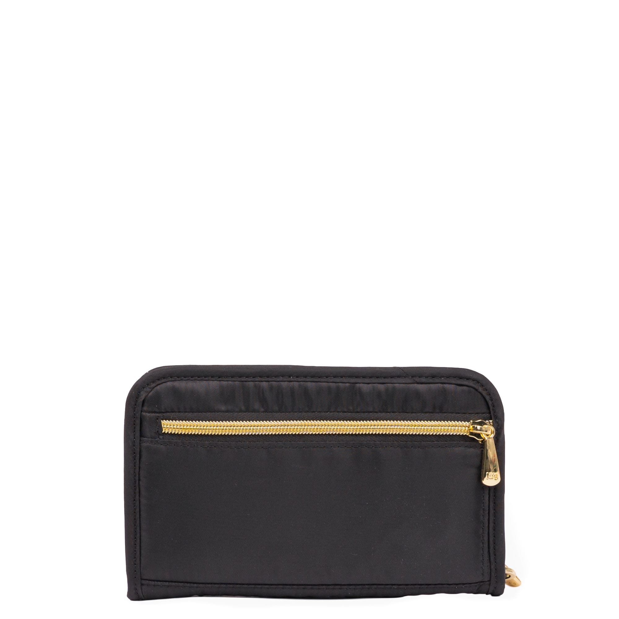 Wicked x Lug Tandem Zip RFID Wallet - BLACK - 25342_Wicked_TandemZip_Black_Angle_03