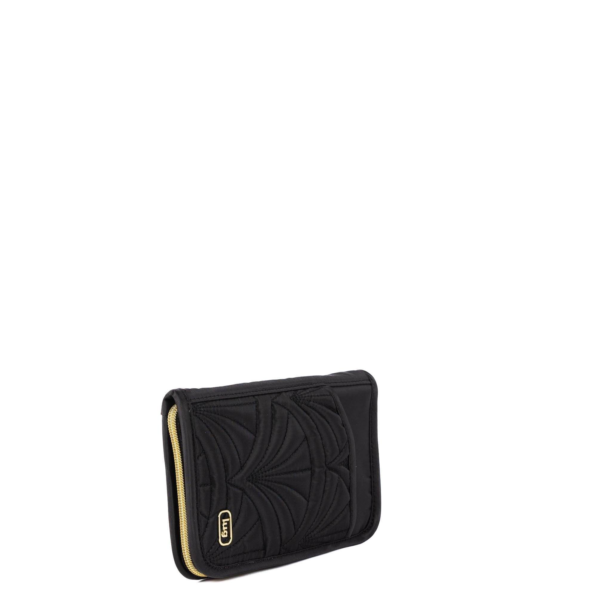 Wicked x Lug Tandem Zip RFID Wallet - BLACK - 25342_Wicked_TandemZip_Black_Angle_04
