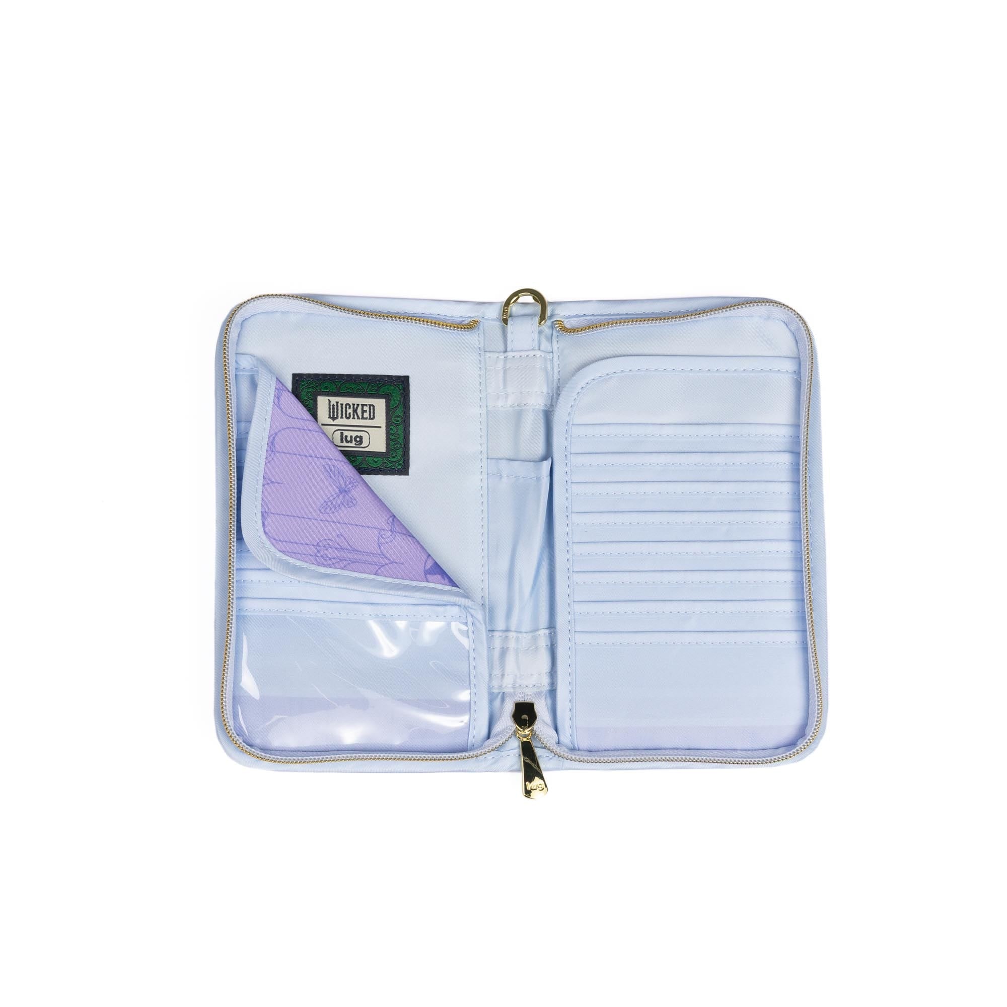 Wicked x Lug Tandem Zip RFID Wallet - DREAMS SOAR - 25343_Wicked_TandemZip_DreamSoar_Angle_06