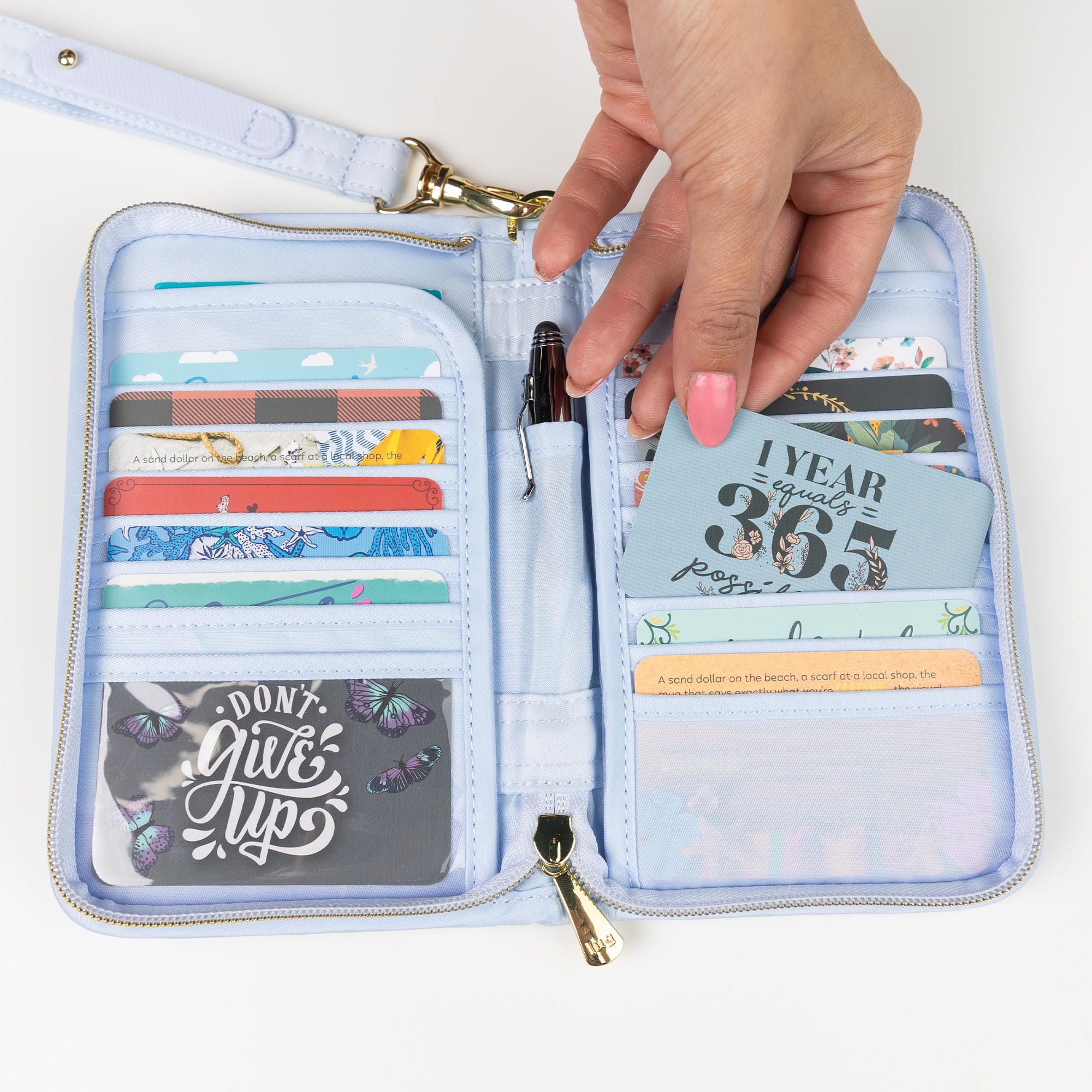 Wicked x Lug Tandem Zip RFID Wallet - - 25343_Wicked_TandemZip_DreamSoar_Lifestyle_01