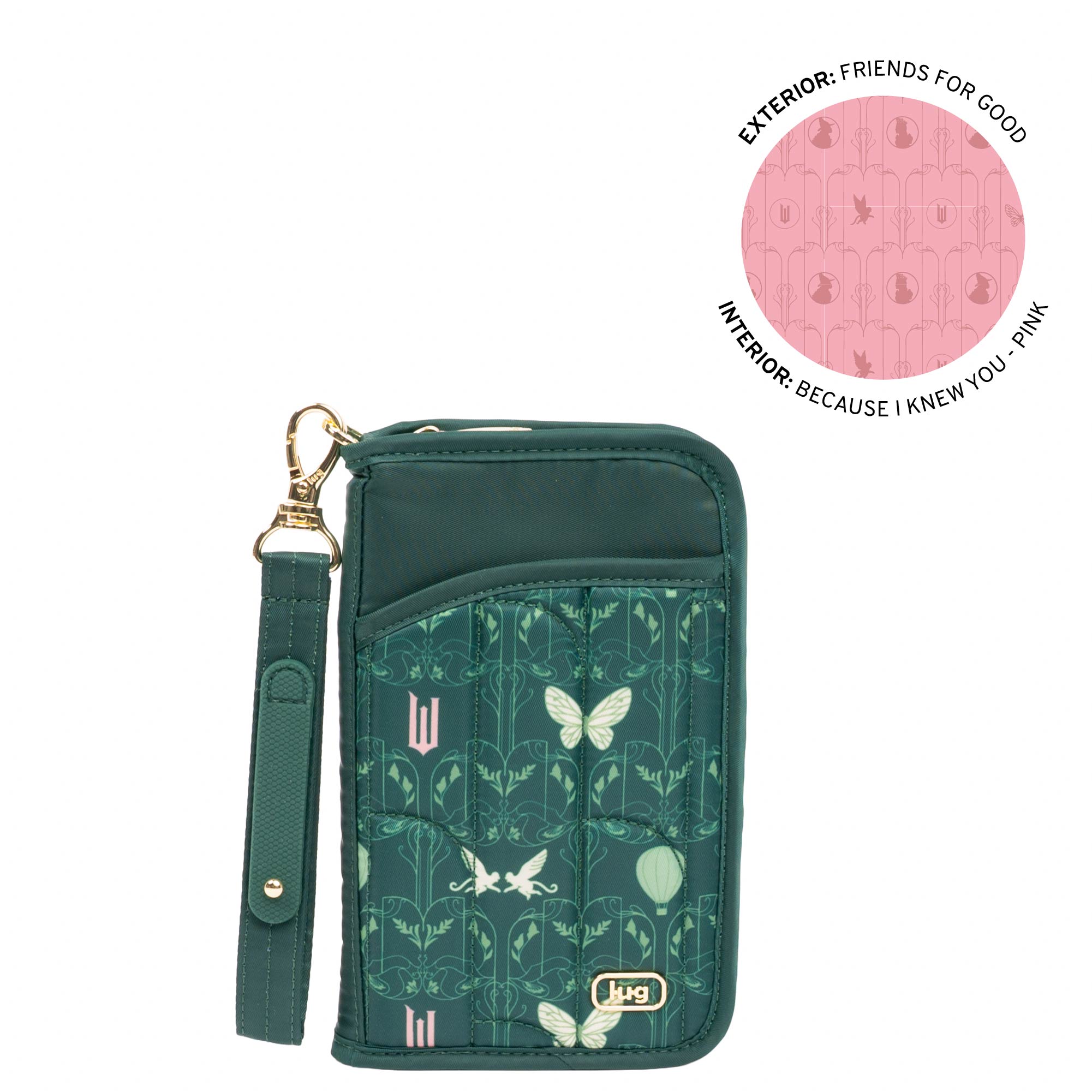 Wicked x Lug Tandem Zip RFID Wallet - FRIENDS FOR GOOD - 25344_Wicked_TandemZip_FriendsForGood_Angle_01_piugox