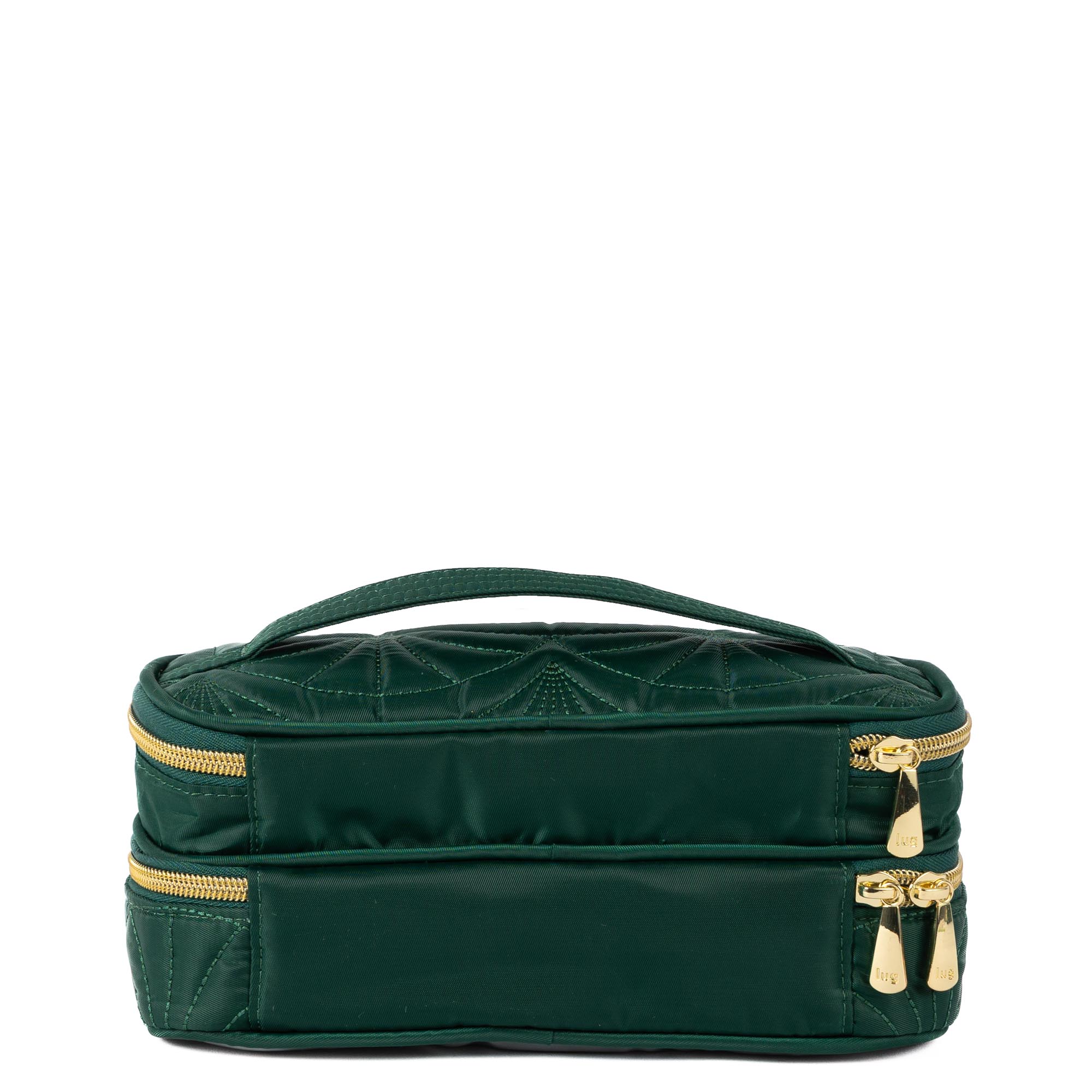Wicked x Lug Double Decker Cosmetic Case - WICKEDLY GREEN - 25352_Wicked_DoubleDecker-WickedlyGreen_Angle_04