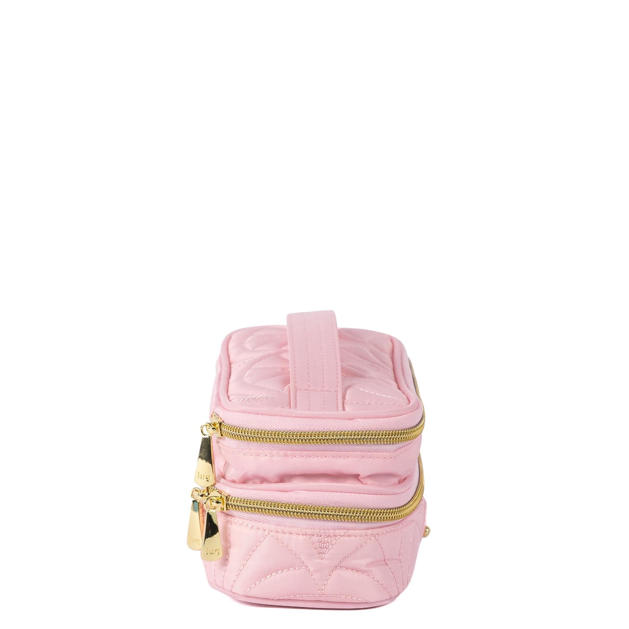 Wicked x Lug Double Decker Cosmetic Case - BUBBLE PINK - 25353_Wicked_DoubleDecker_BubblePink_Angle_03