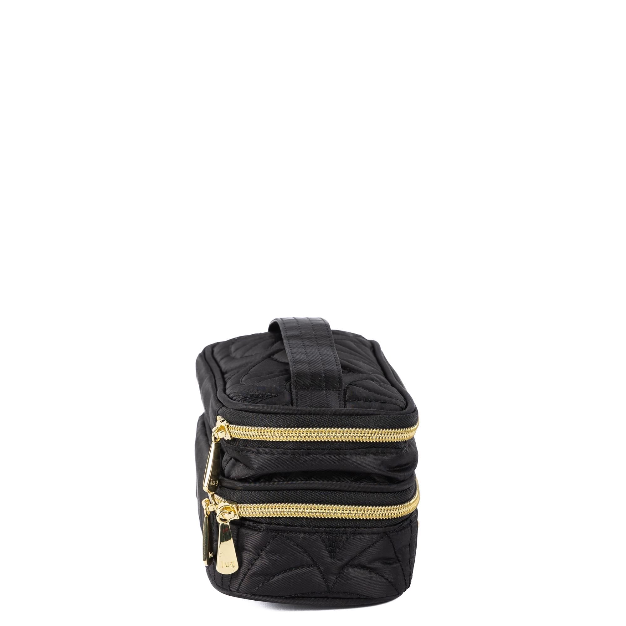 Wicked x Lug Double Decker Cosmetic Case - BLACK - 25354_Wicked_DoubleDecker-Black_Angle_03