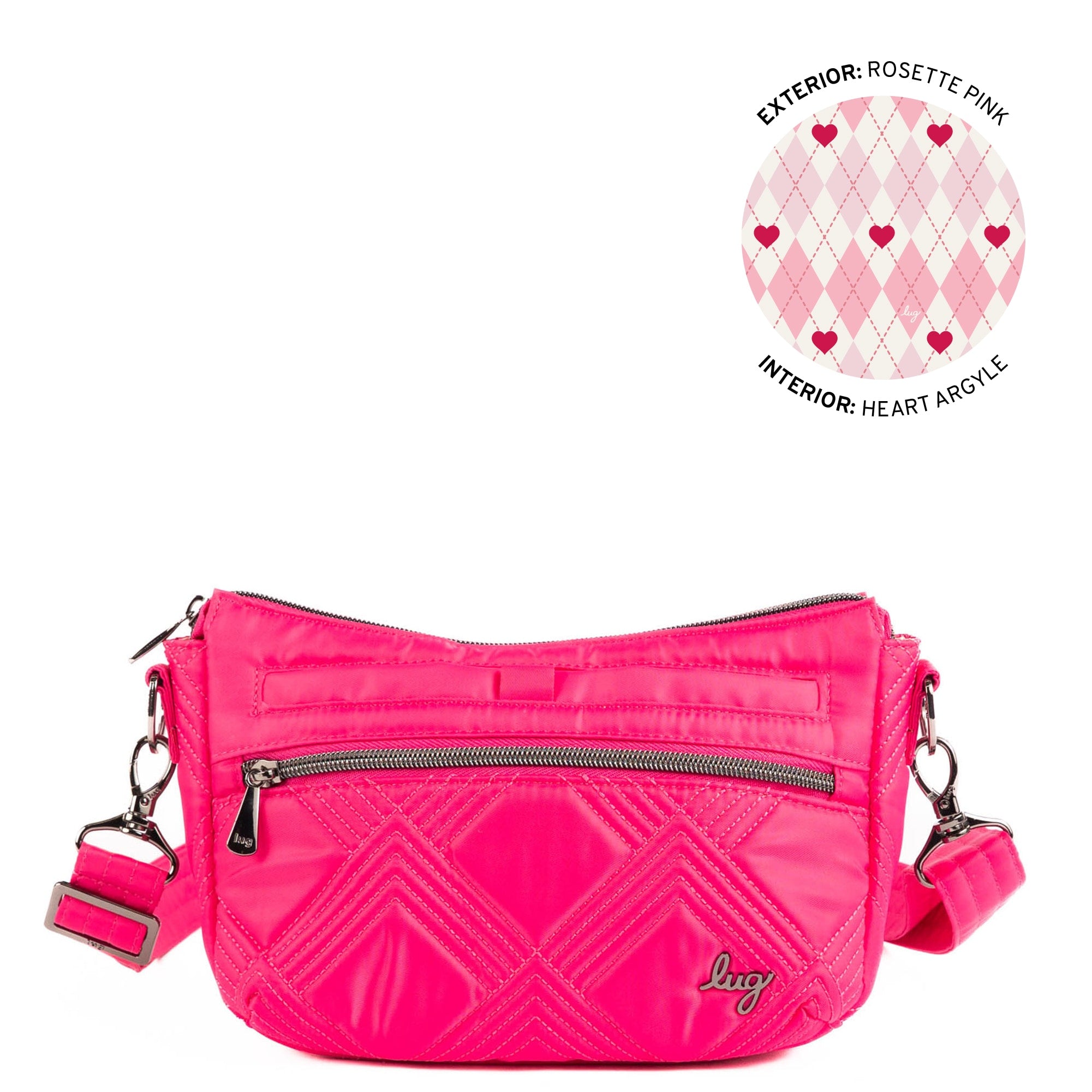 Dash Classic Crossbody - ROSETTE PINK - 25388_Dash_RosettePink_Angle_01