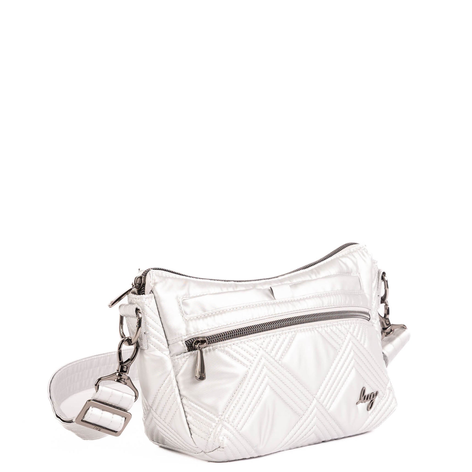 Dash Classic Crossbody - METALLIC SILVER - 25389_Dash_MetallicSilver_Angle_02