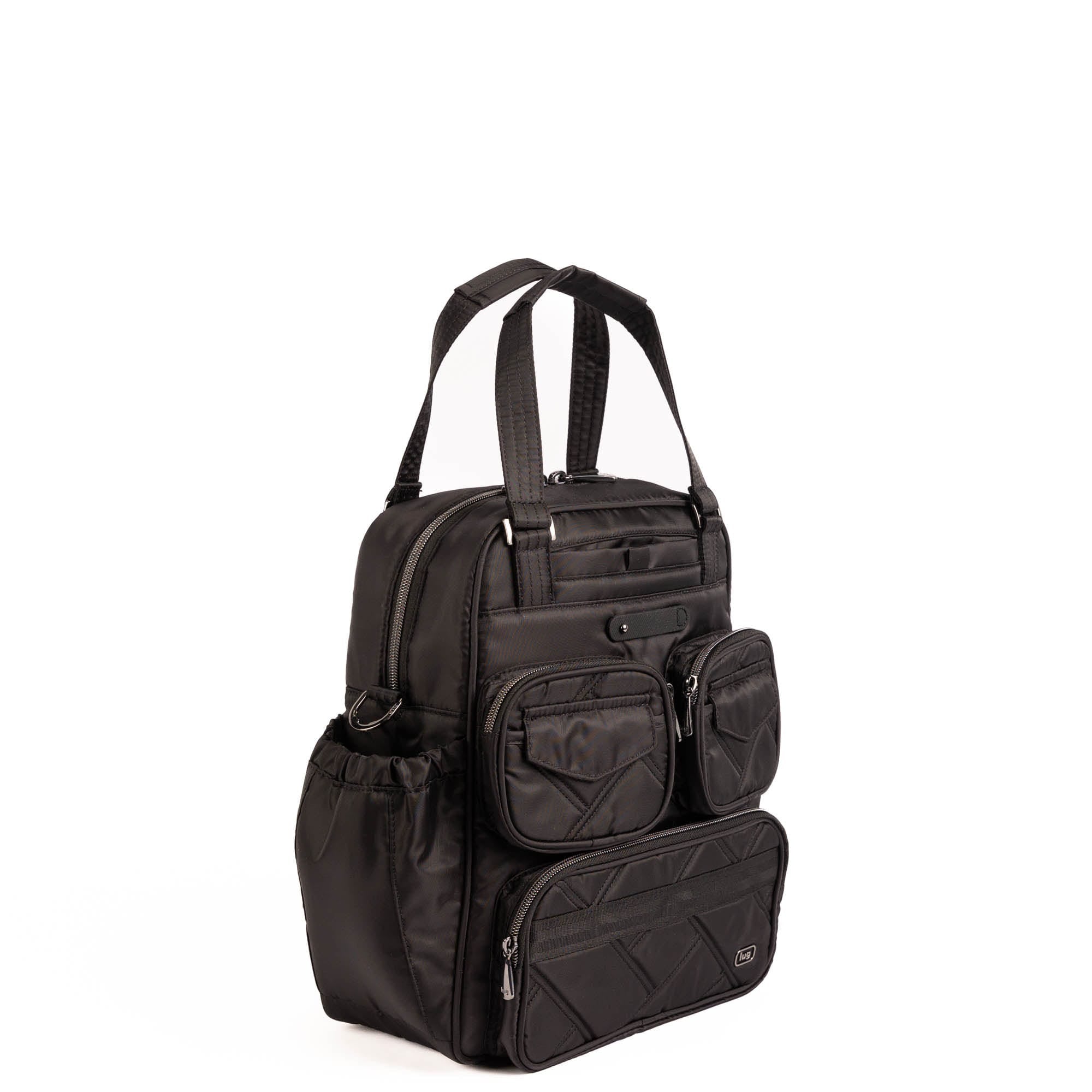 Legacy Collection Mini Puddle Jumper Convertible Tote Bag - BLACK - 25399_Legacy_MiniPuddleJumper_Black_Angle_02