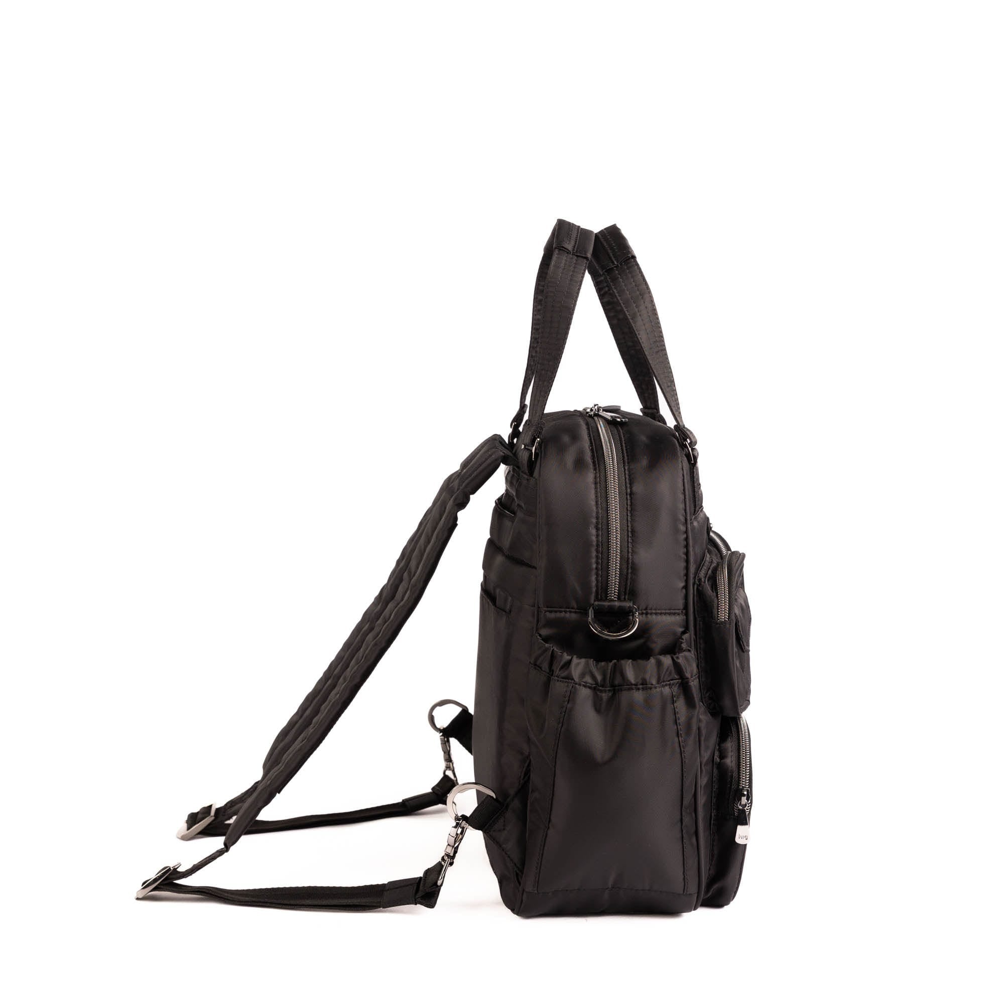 Legacy Collection Mini Puddle Jumper Convertible Tote Bag - BLACK - 25399_Legacy_MiniPuddleJumper_Black_Angle_03