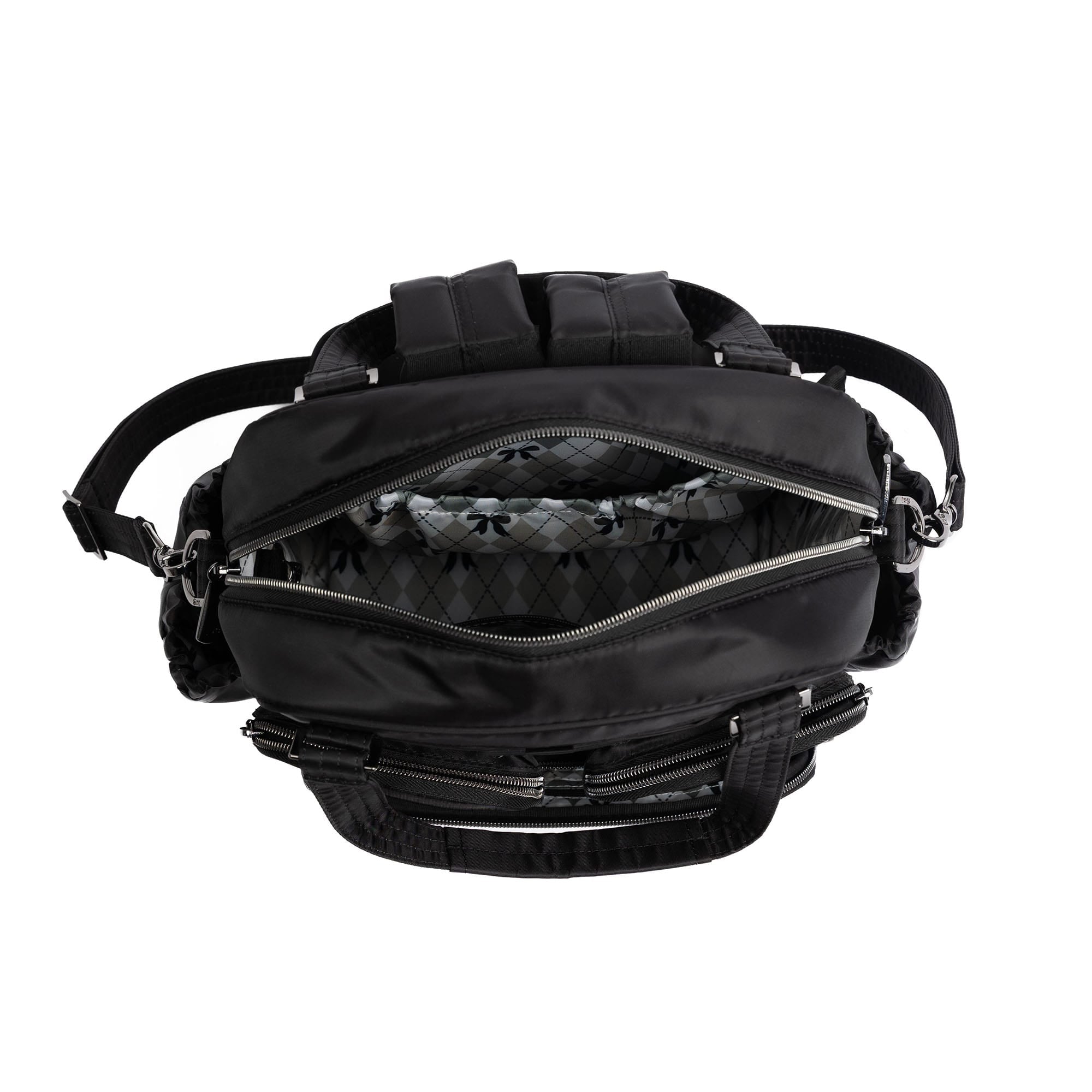 Legacy Collection Mini Puddle Jumper Convertible Tote Bag - BLACK - 25399_Legacy_MiniPuddleJumper_Black_Angle_06