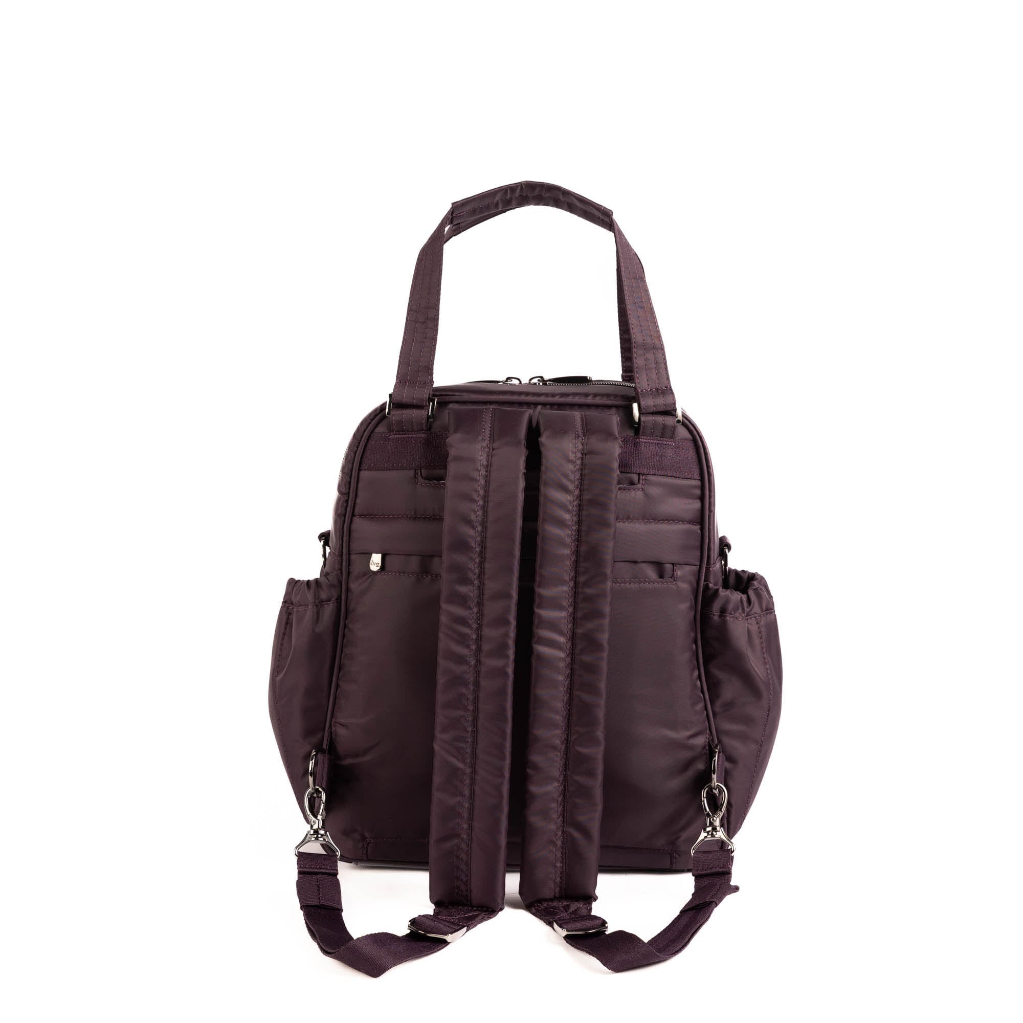 Legacy Collection Mini Puddle Jumper Convertible Tote Bag - PLUM - 25400_Legacy_MiniPuddleJumper_Plum_Angle_04