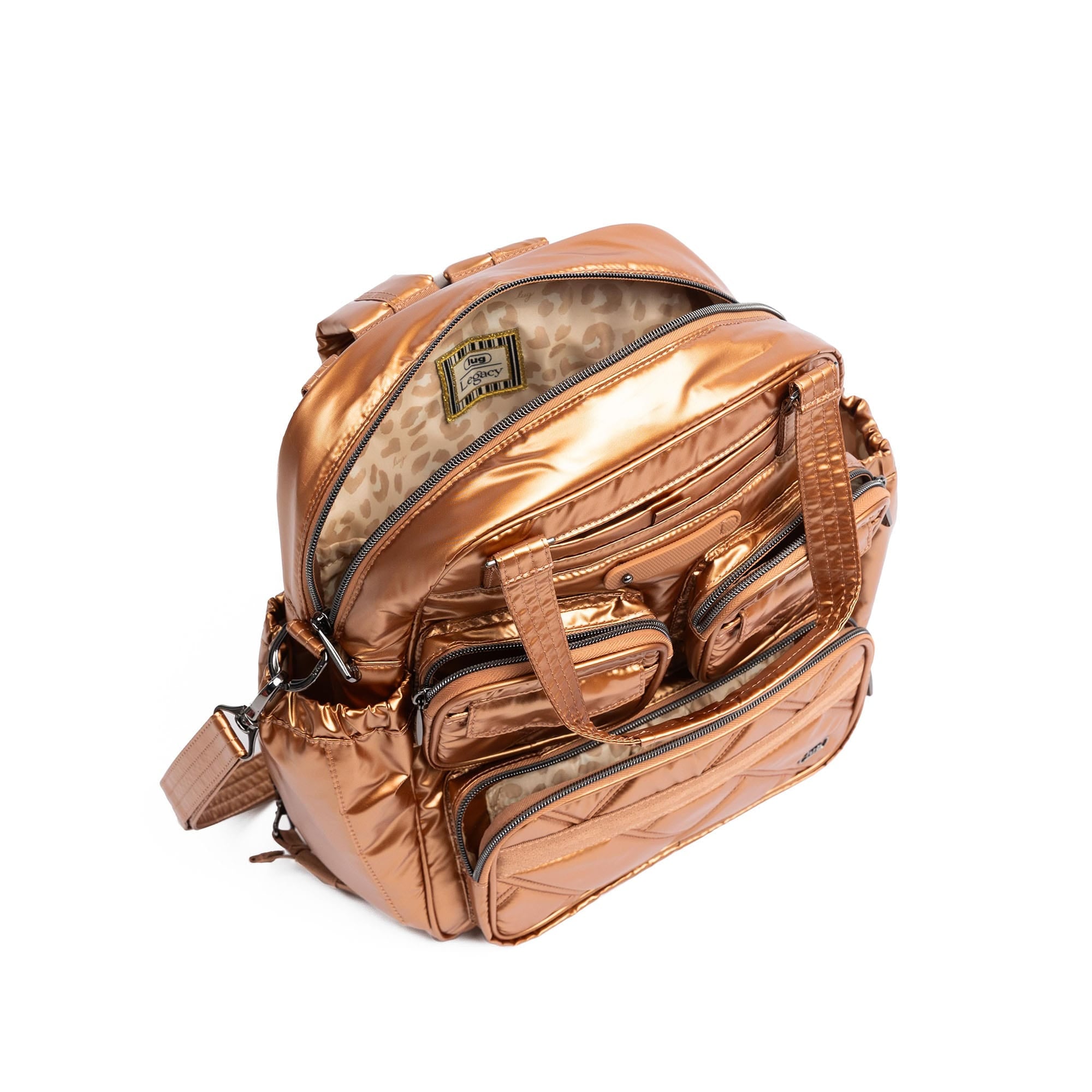 Legacy Collection Mini Puddle Jumper Convertible Tote Bag - METALLIC CHAI - 25405_Legacy_MiniPuddleJumper_MetalliChai_Angle_05