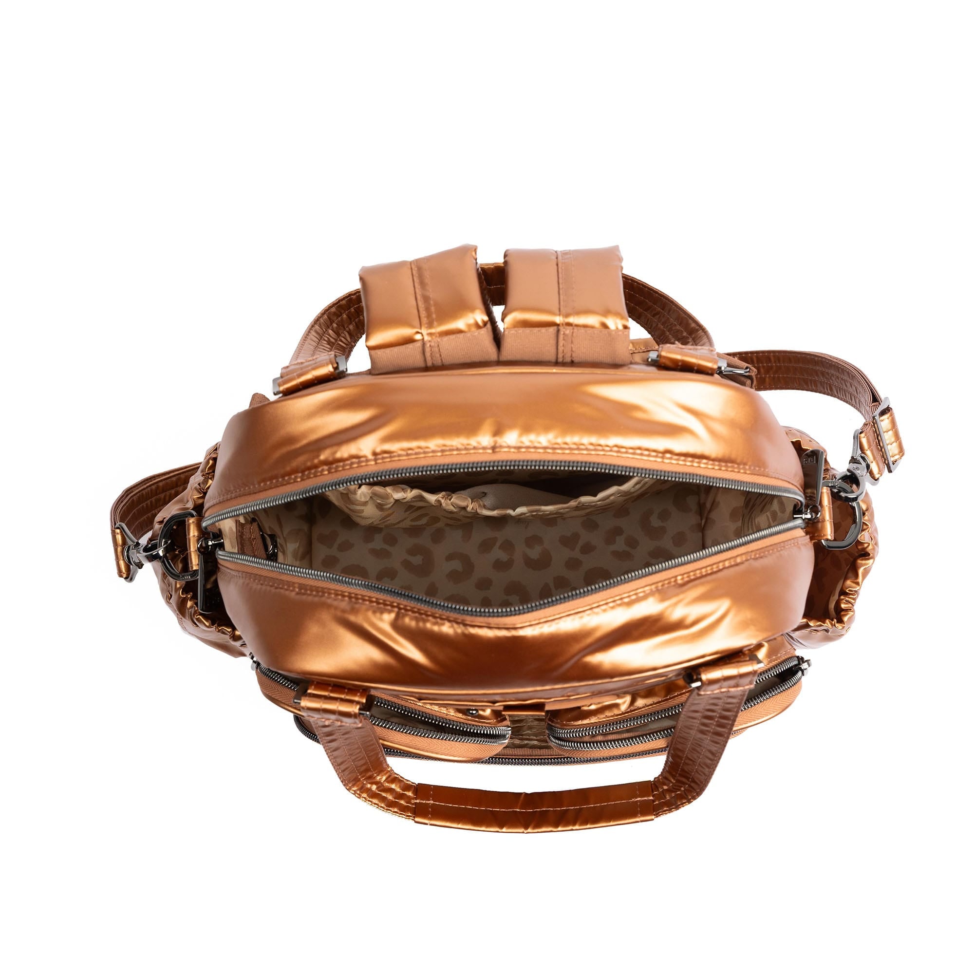 Legacy Collection Mini Puddle Jumper Convertible Tote Bag - METALLIC CHAI - 25405_Legacy_MiniPuddleJumper_MetalliChai_Angle_06