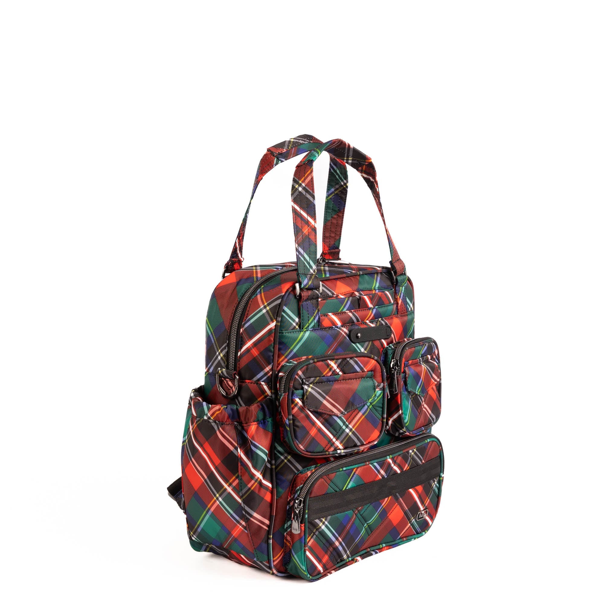 Legacy Collection Mini Puddle Jumper Convertible Tote Bag - TARTAN PLAID - 25407_Legacy_MiniPuddleJumper_TartanPlaid_Angle_02