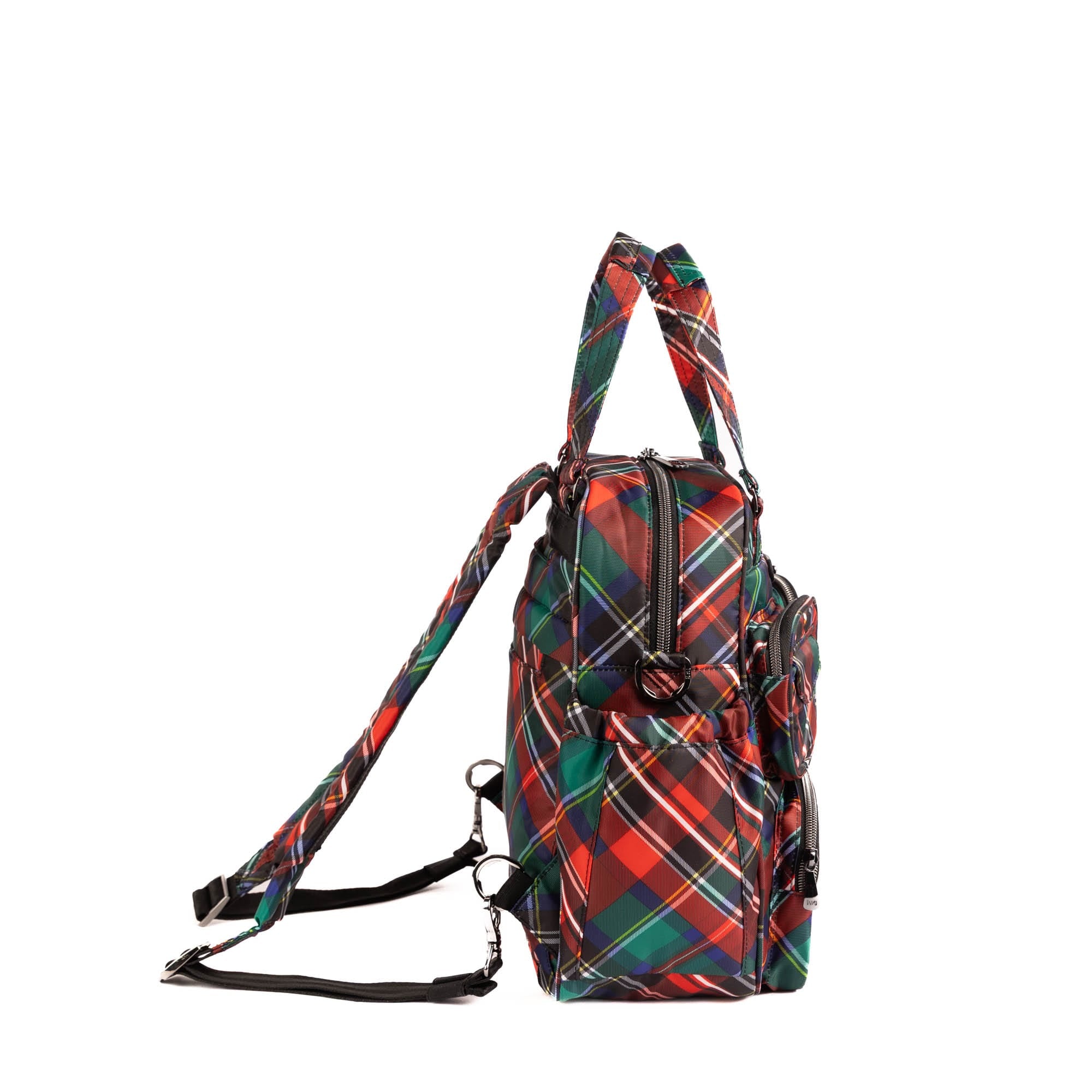 Legacy Collection Mini Puddle Jumper Convertible Tote Bag - TARTAN PLAID - 25407_Legacy_MiniPuddleJumper_TartanPlaid_Angle_03