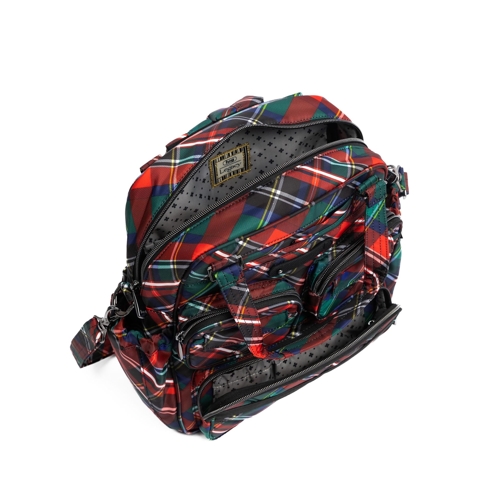 Legacy Collection Mini Puddle Jumper Convertible Tote Bag - TARTAN PLAID - 25407_Legacy_MiniPuddleJumper_TartanPlaid_Angle_05