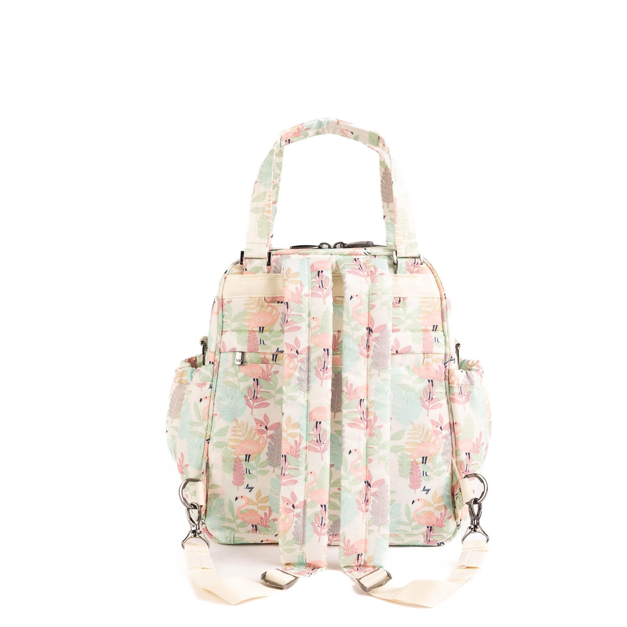 Legacy Collection Mini Puddle Jumper Convertible Tote Bag - FLAMINGO FOLIAGE - 25408_Legacy_MiniPuddleJumper_FlamingoFoliage_Angle_04