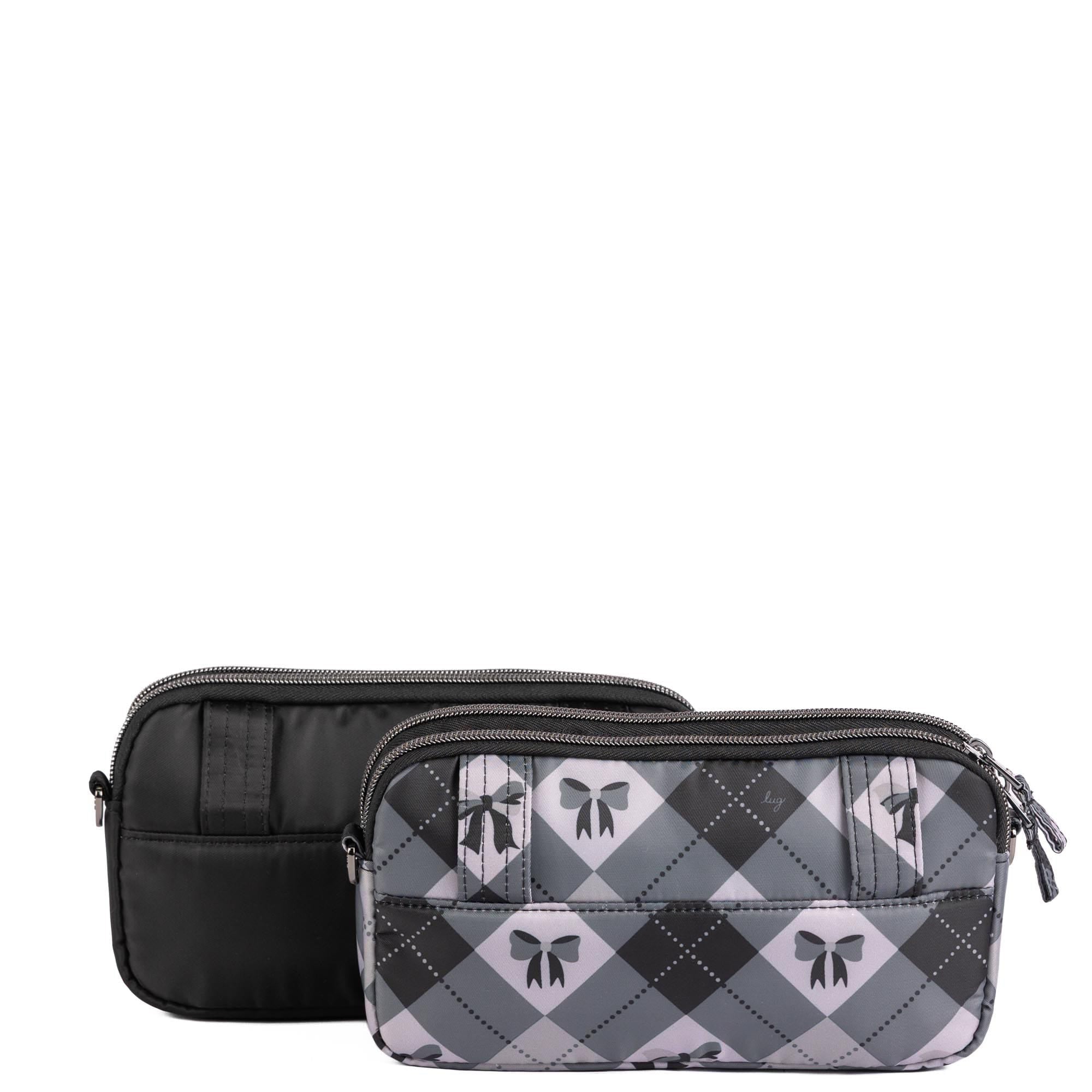 Coupe XL Convertible Crossbody Bag - 2pc Set - BLACK BOWGYLE BLACK - 25409_CoupeXL_2PCset_Black_BowgyleBlack_Angle_02