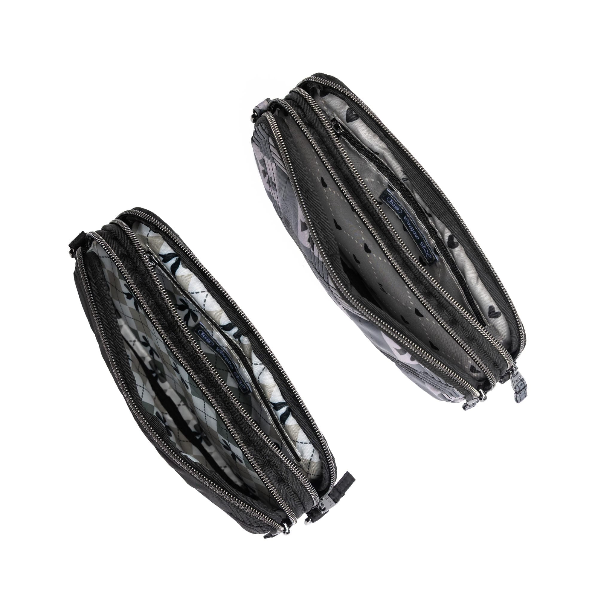 Coupe XL Convertible Crossbody Bag - 2pc Set - BLACK BOWGYLE BLACK - 25409_CoupeXL_2PCset_Black_BowgyleBlack_Angle_03