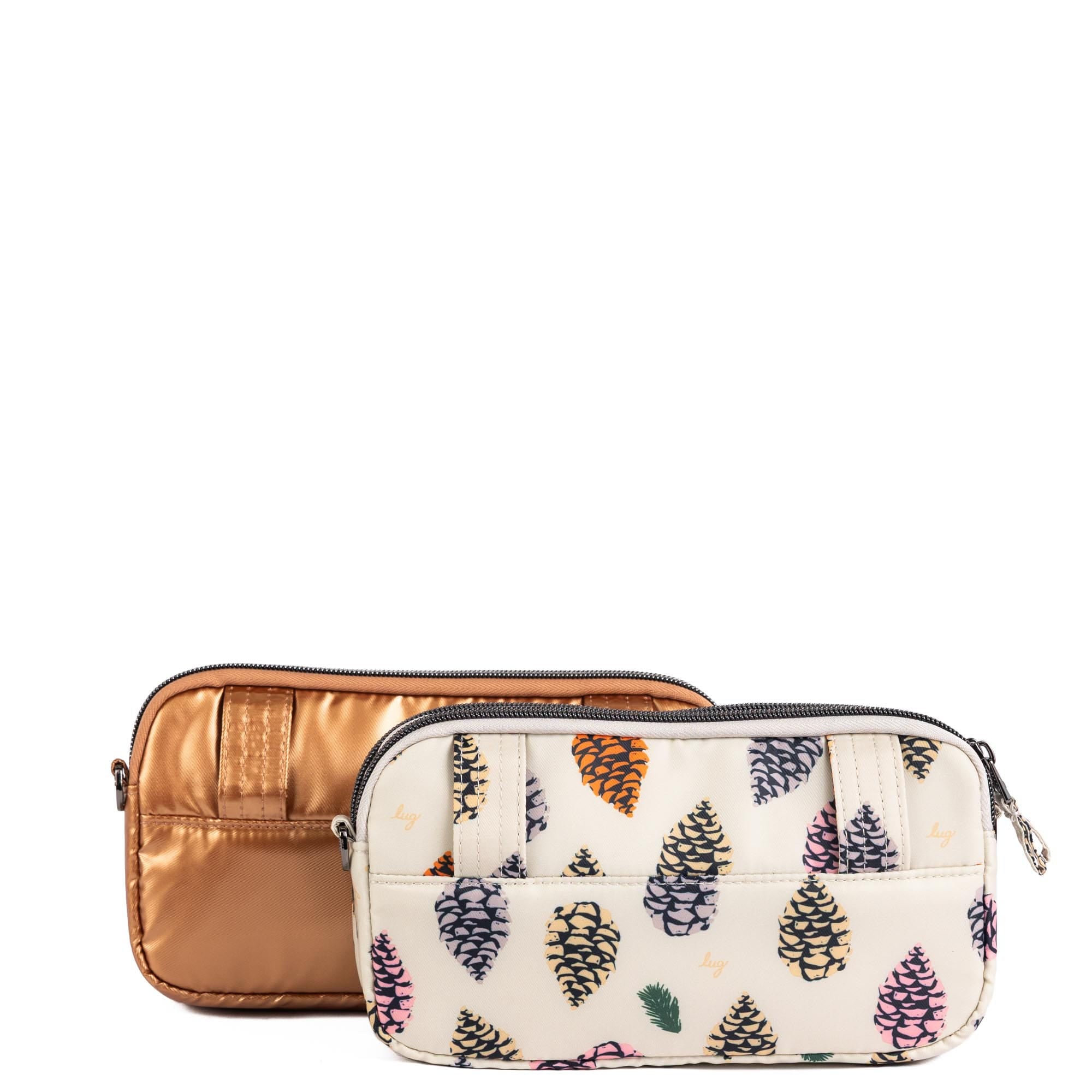 Coupe XL Convertible Crossbody Bag - 2pc Set - METALLIC CHAI COZY PINES MULTI - 25415_CoupeXL_2PCset_MetallicChai_CozyPinesMulti_Angle_02