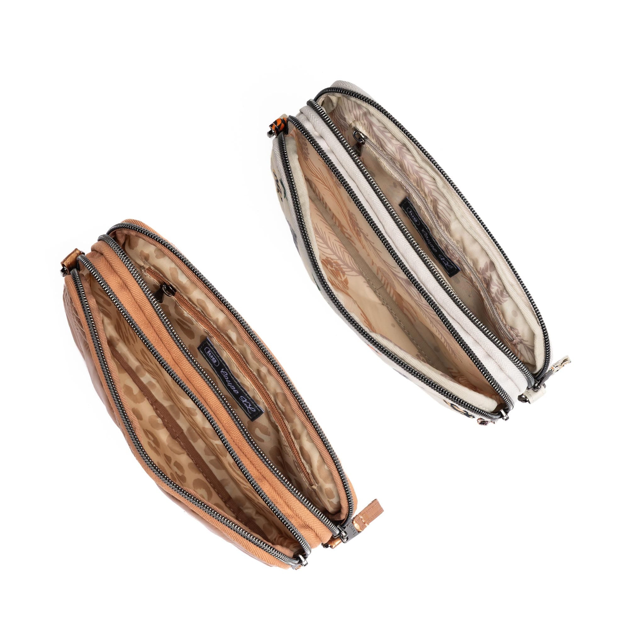 Coupe XL Convertible Crossbody Bag - 2pc Set - METALLIC CHAI COZY PINES MULTI - 25415_CoupeXL_2PCset_MetallicChai_CozyPinesMulti_Angle_03