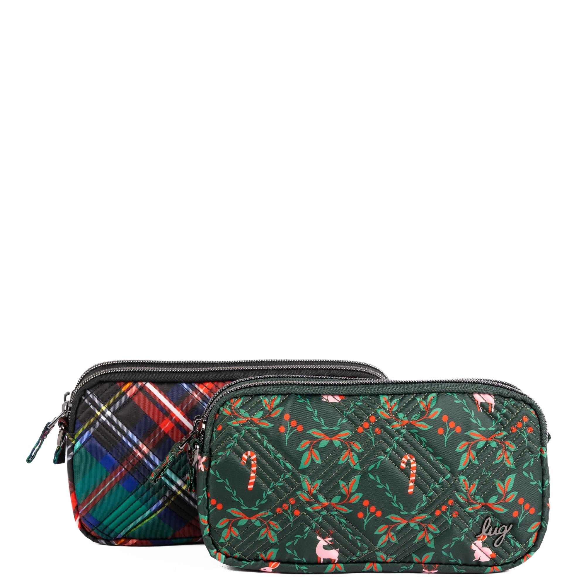 Coupe XL Convertible Crossbody Bag - 2pc Set - - 25417_CoupeXL_2PCset_TartanPlaid_HolidayForest_Angle_01_iqbjd2