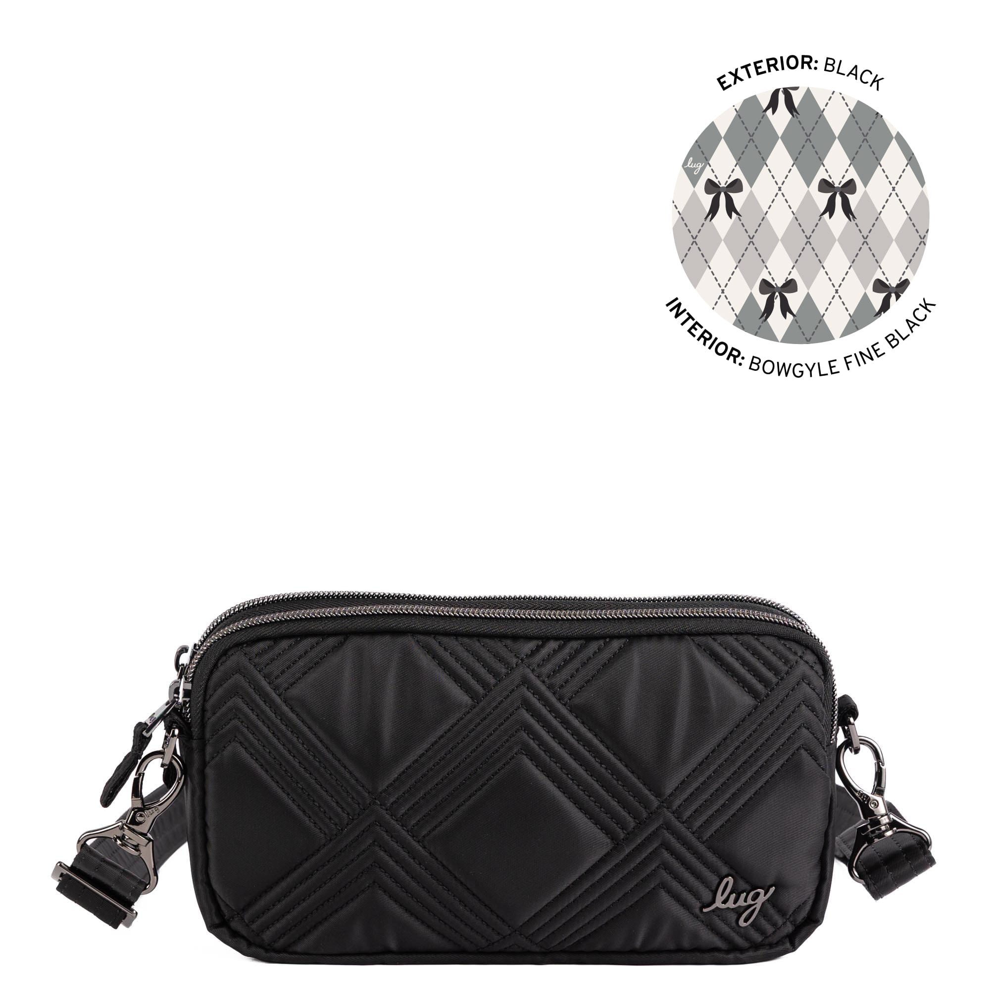 Coupe XL Convertible Crossbody Bag - BLACK 4 - 25418_CoupeXL_Black_Angle_01