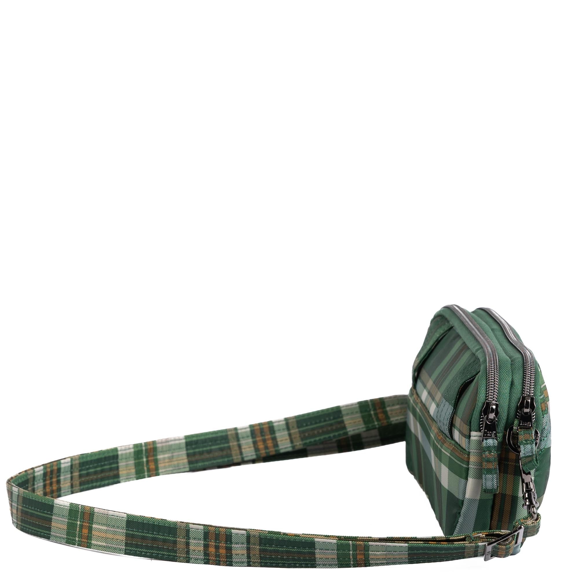 Coupe XL Convertible Crossbody Bag - TEMPO PLAID GREEN - 25424_CoupeXL_TempoPlaidGreen_Angle_03