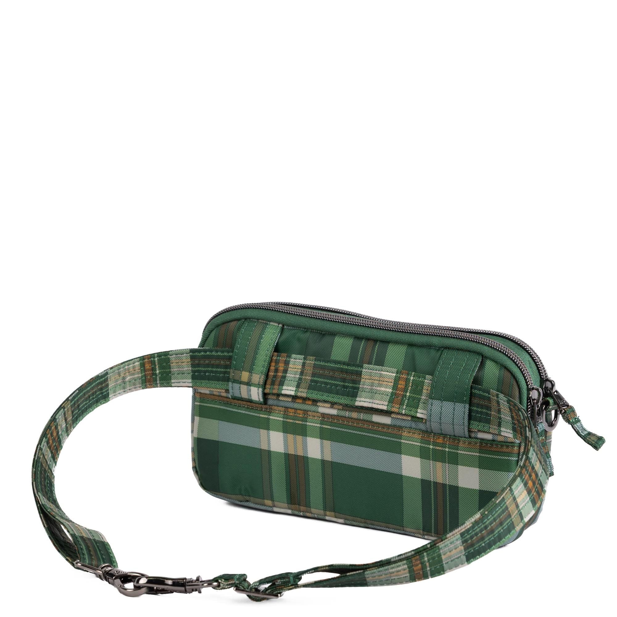 Coupe XL Convertible Crossbody Bag - TEMPO PLAID GREEN - 25424_CoupeXL_TempoPlaidGreen_Angle_05