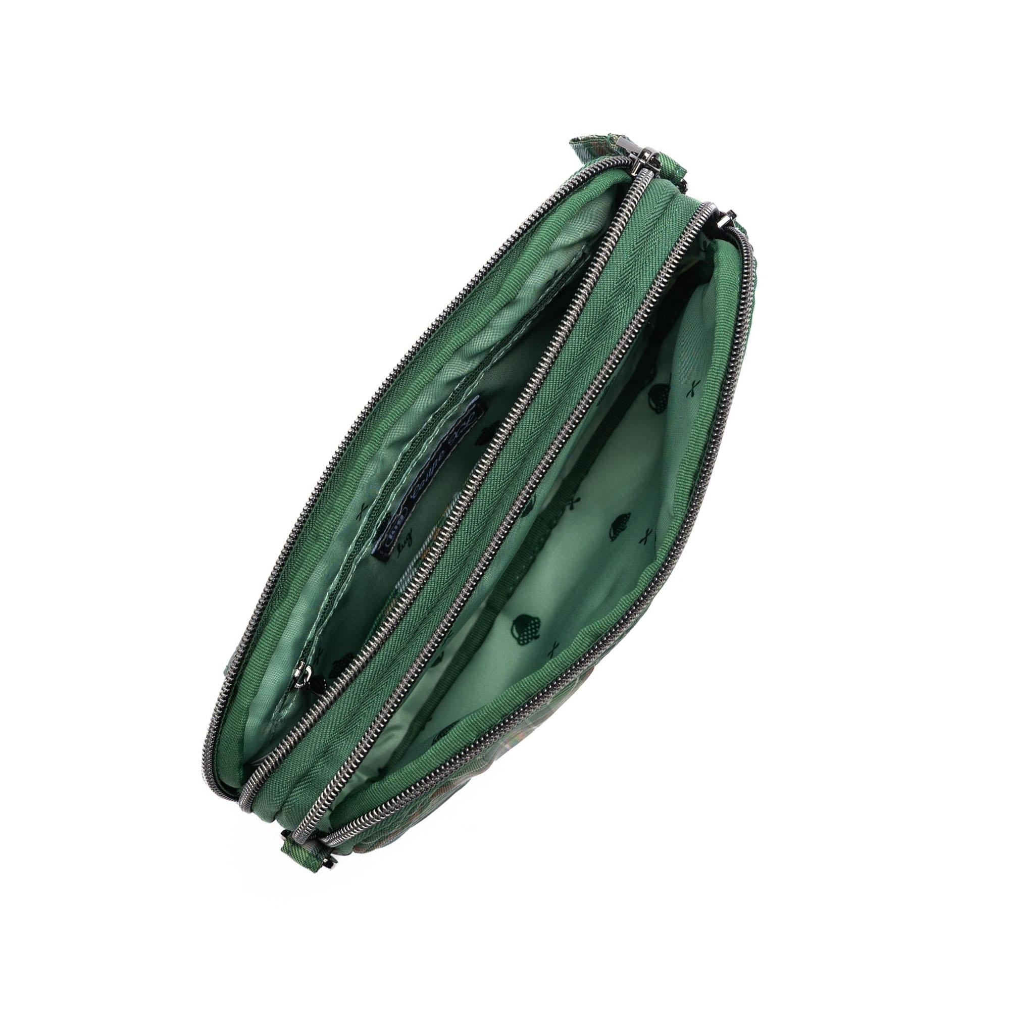 Coupe XL Convertible Crossbody Bag - TEMPO PLAID GREEN - 25424_CoupeXL_TempoPlaidGreen_Angle_06