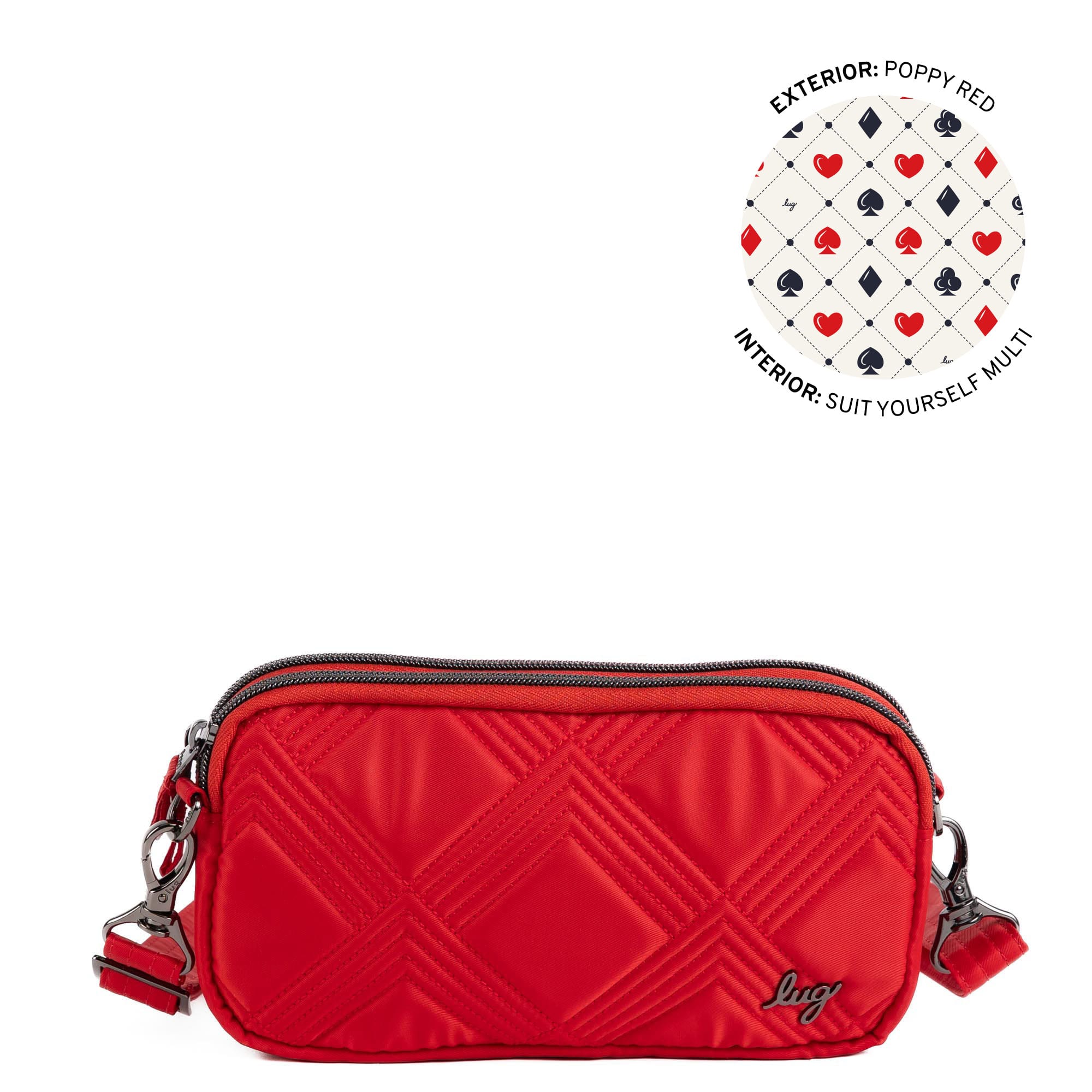 Coupe XL Convertible Crossbody Bag - POPPY RED 2 - 25427_CoupeXL_PoppyRed_Angle_01