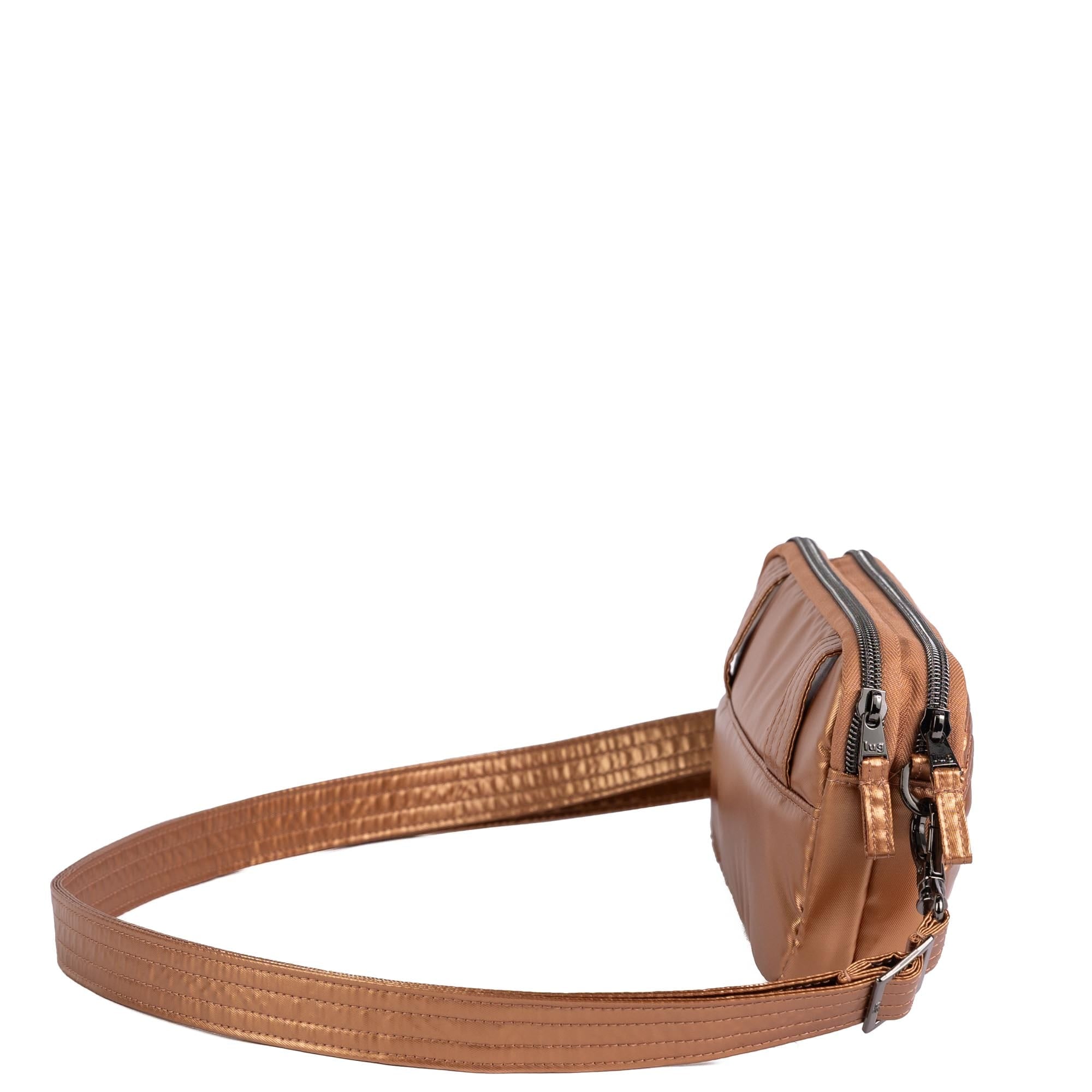 Coupe XL Convertible Crossbody Bag - METALLIC CHAI - 25429_CoupeXL_MetallicChai_Angle_03