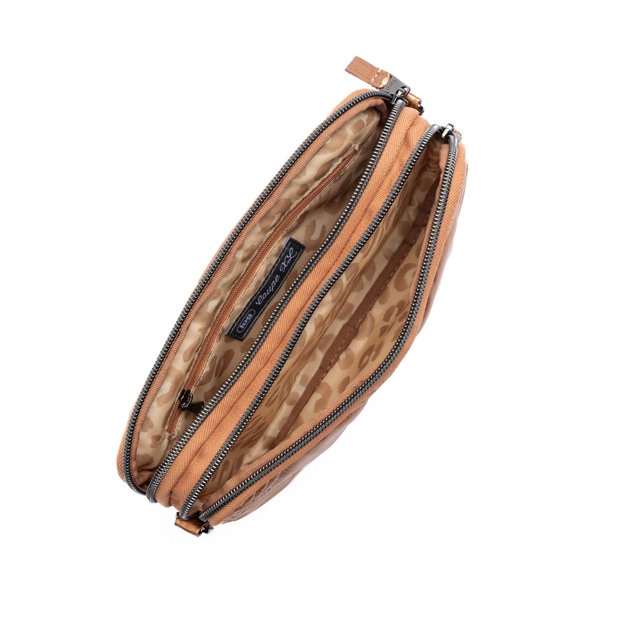 Coupe XL Convertible Crossbody Bag - METALLIC CHAI - 25429_CoupeXL_MetallicChai_Angle_06