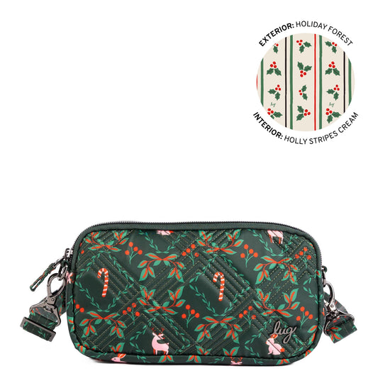 Coupe XL Convertible Crossbody Bag - HOLIDAY FOREST - 25433_CoupeXL_HolidayForest_Angle_01