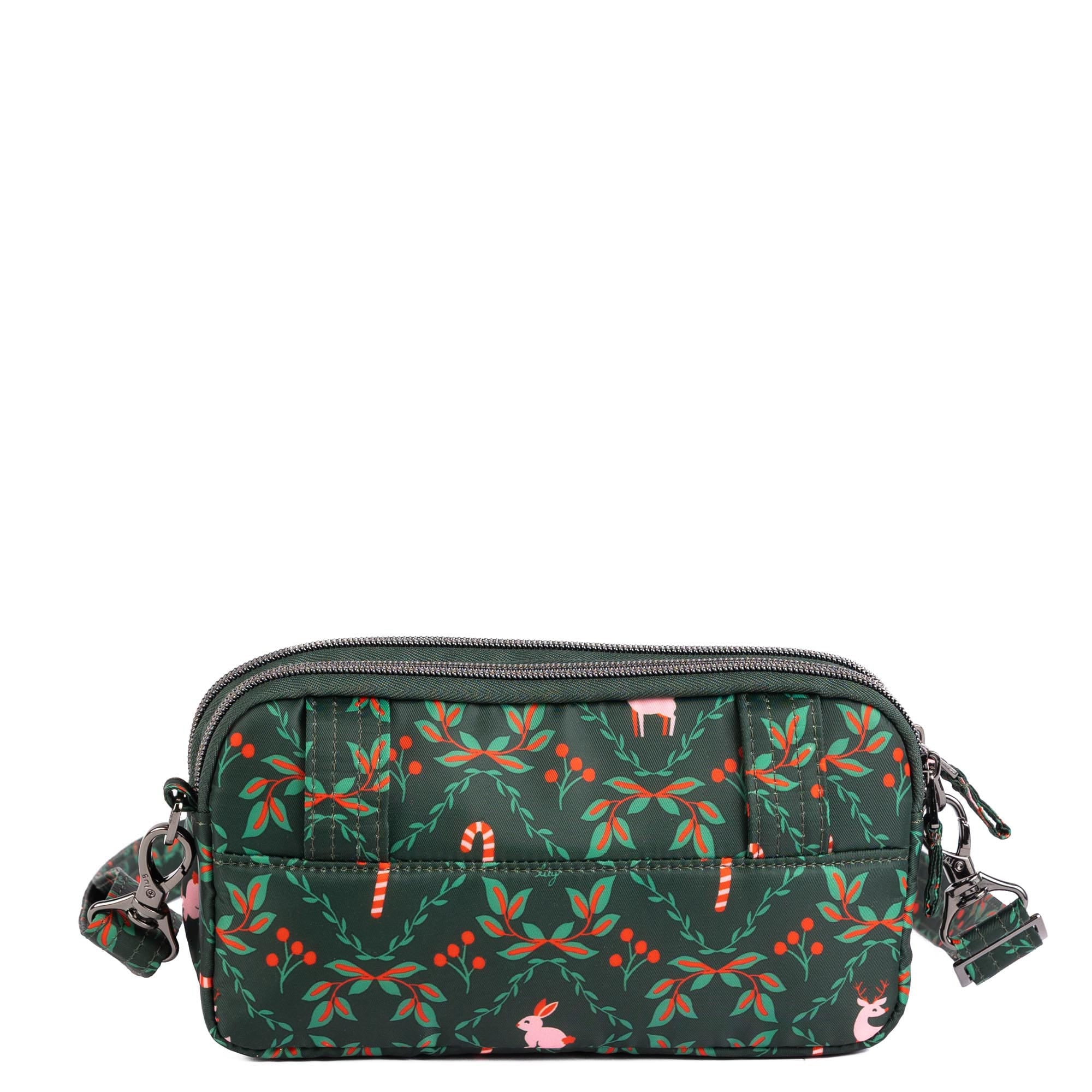 Coupe XL Convertible Crossbody Bag - HOLIDAY FOREST - 25433_CoupeXL_HolidayForest_Angle_04