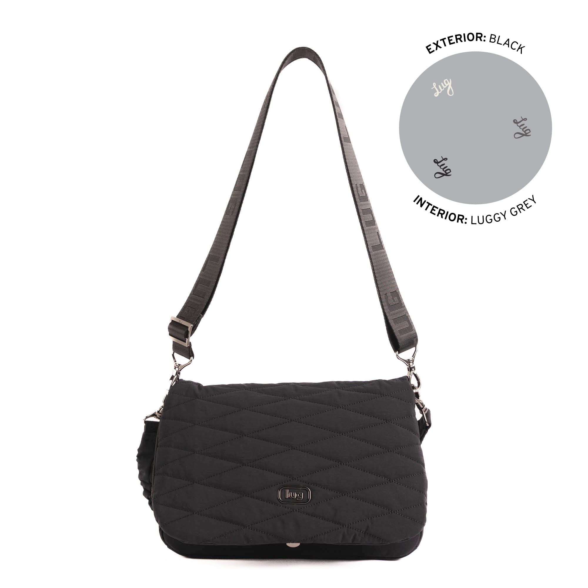 Bina Cloud Go Foldover Crossbody Bag - BLACK - 25480_Bina_CloudGo_Black_Angle_01